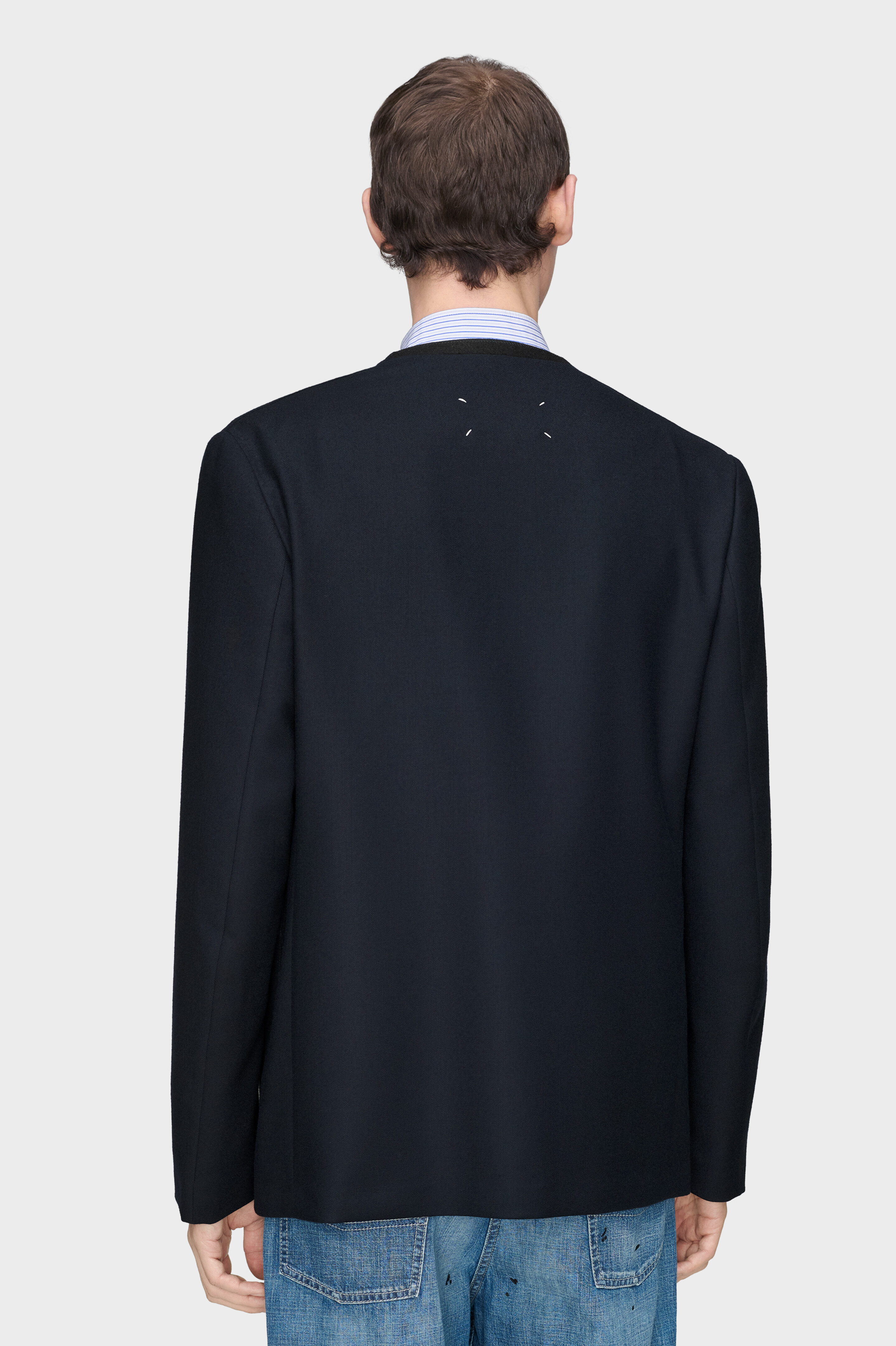 Minimal Blazer Navy Blue | Maison Margiela Official