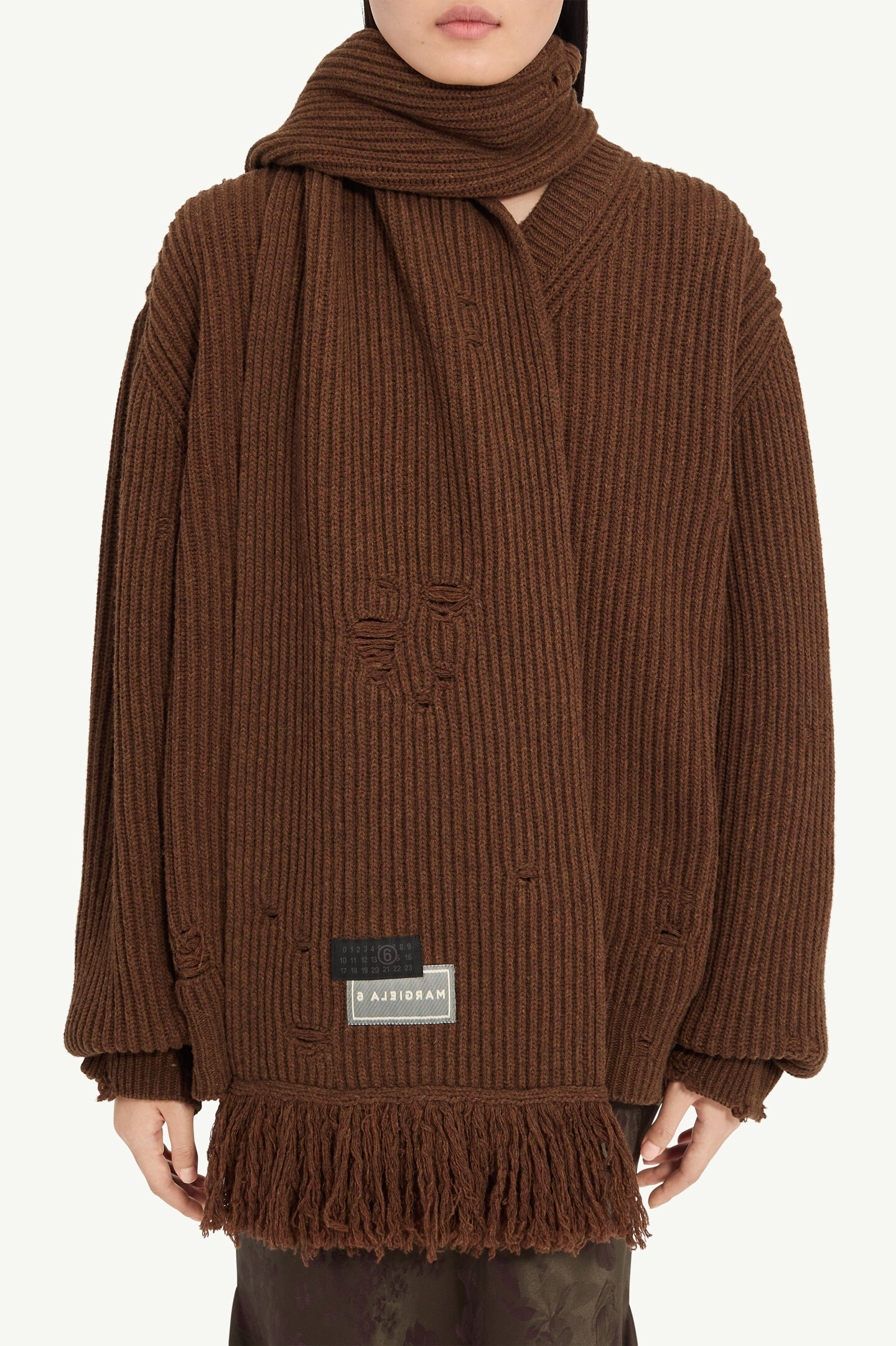 Women's Soft Wool Scarf | MM6