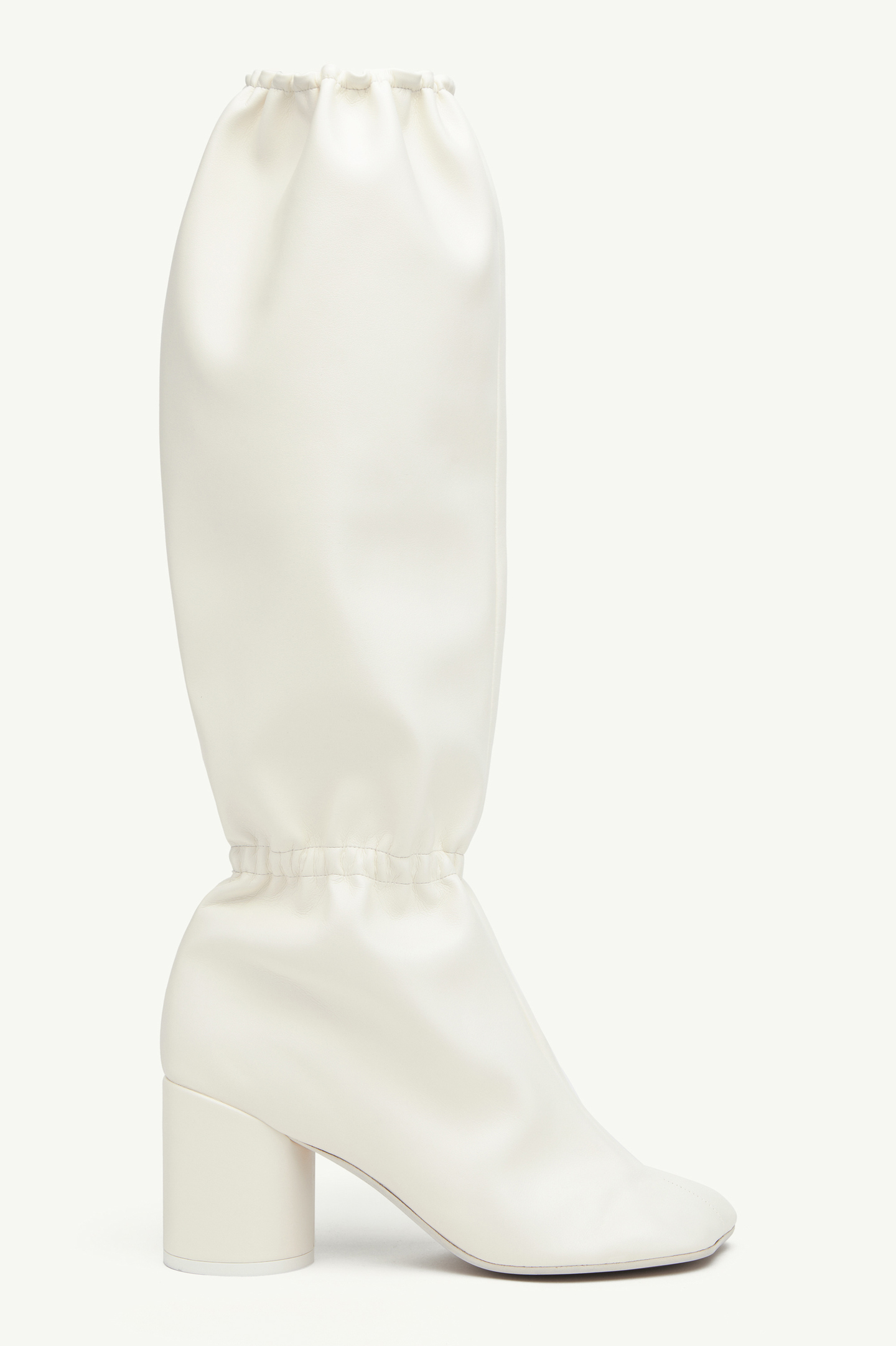 Gray Elasticated Anatomic knee-high boots | MM6 Official
