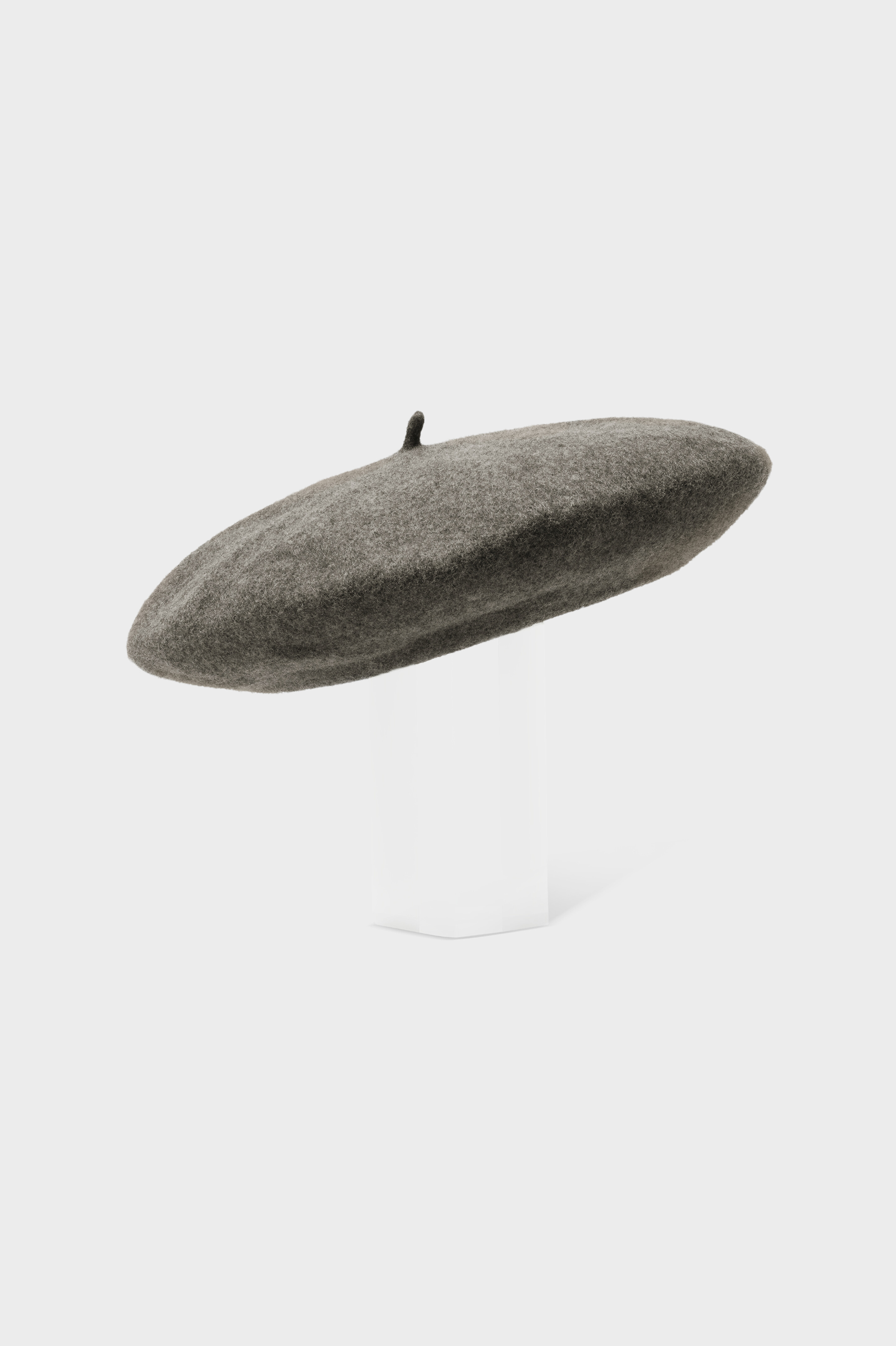 Felted wool beret