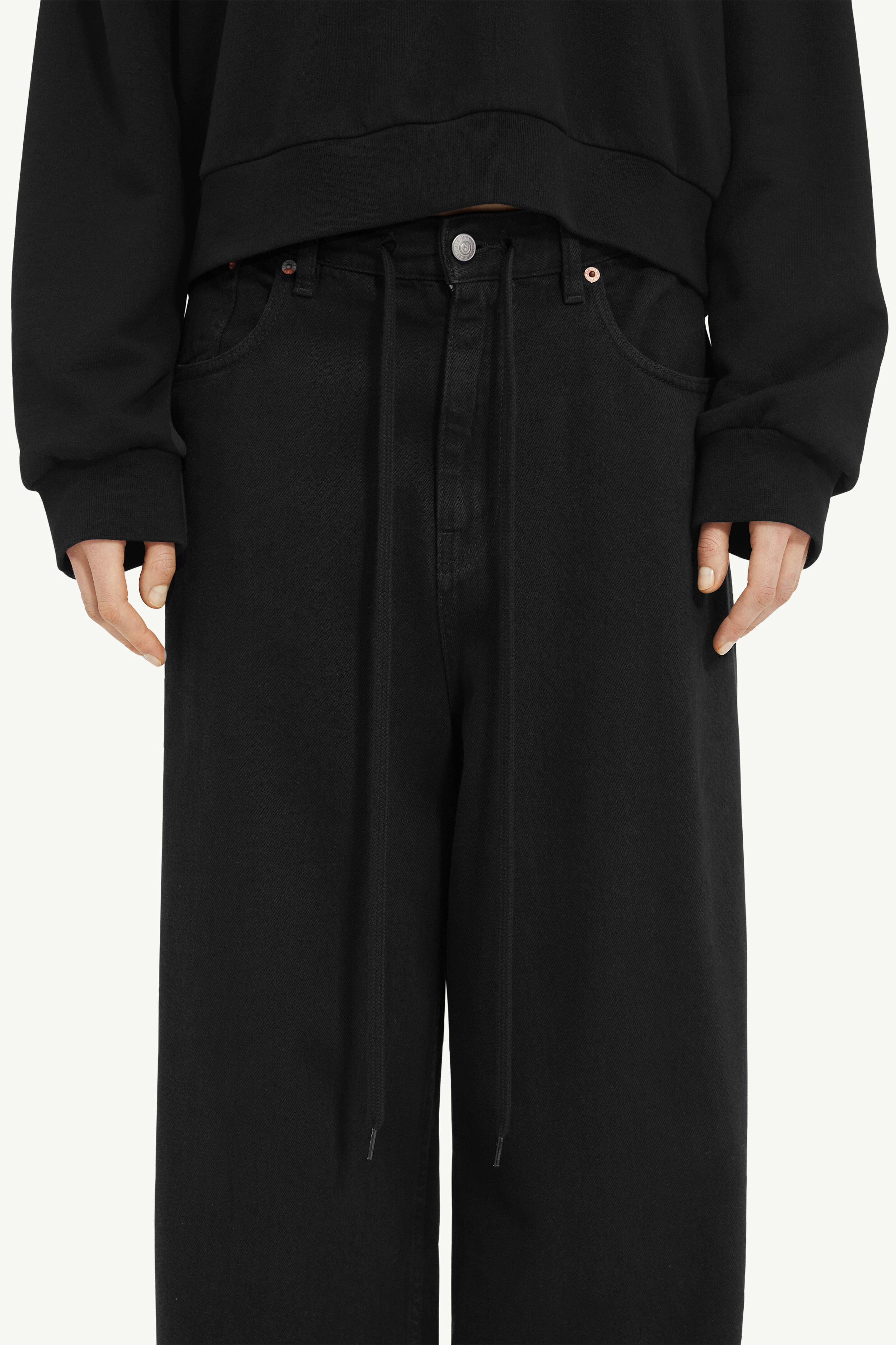 Black Lightweight Regular-waisted Jeans | Maison Margiela