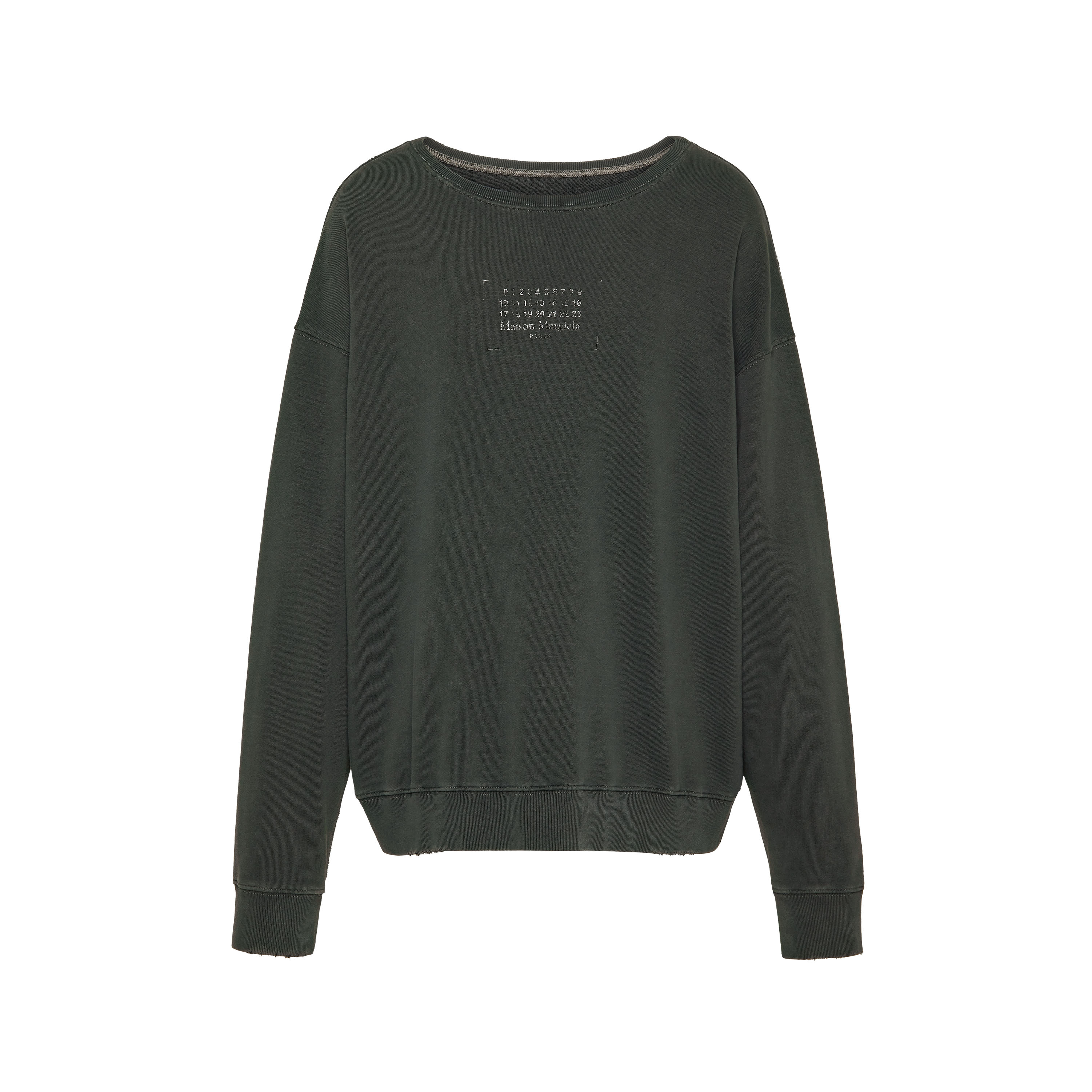 VIP価格★Maison Margiela★スタンプロゴ スウェットシャツ スタンプロゴ スウェットシャツ