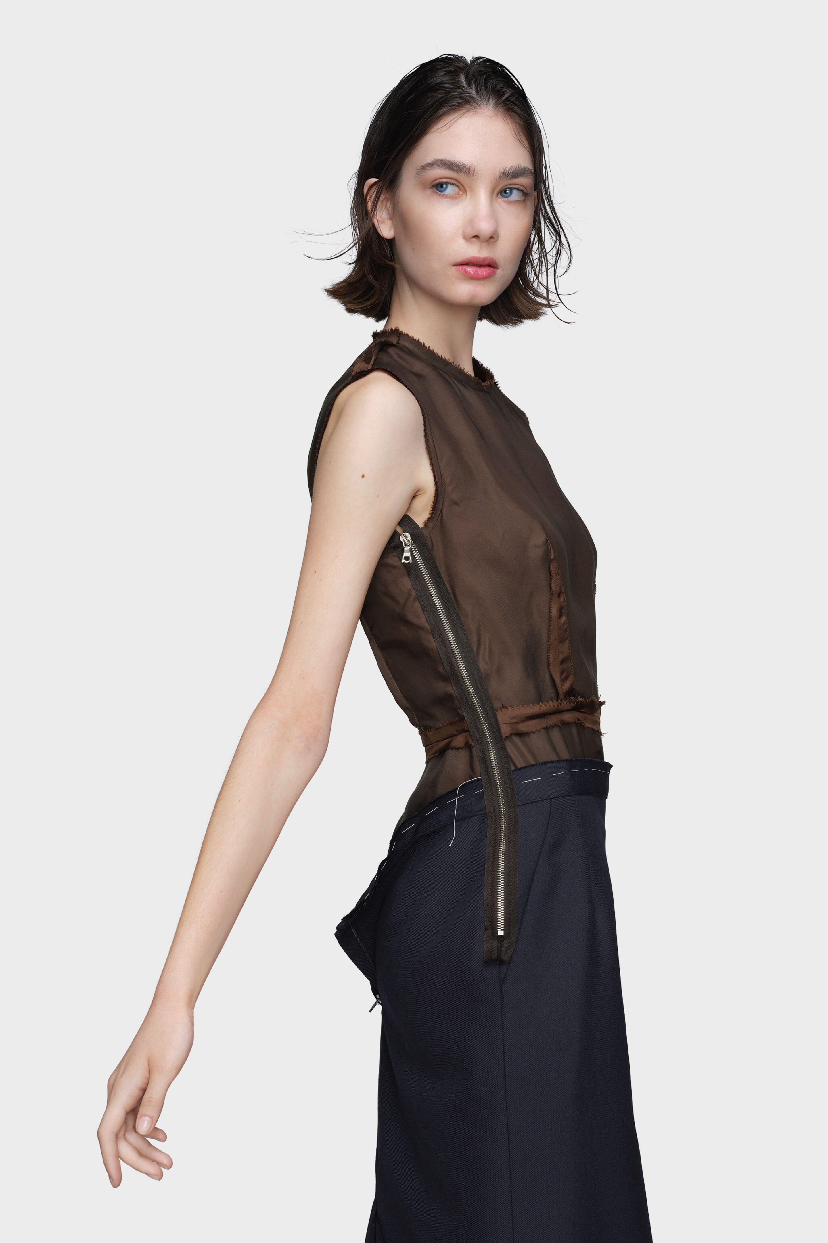 Women's Blue Sleeveless Dress | Maison Margiela