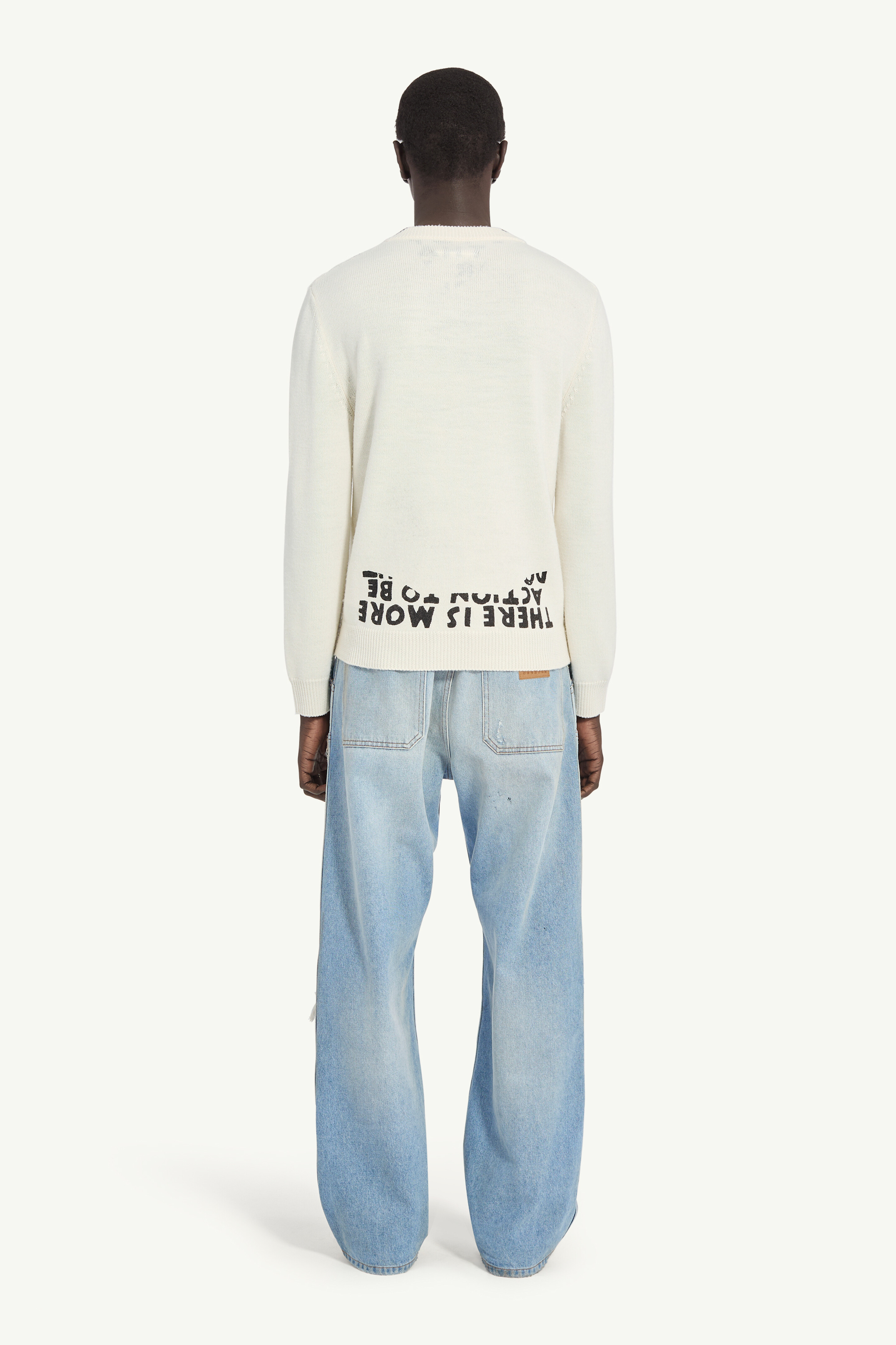 仮 mm6 25ss エイズニット 即完品 25AUTUMN PRE-ORDER】Shaggy Logo Knit Tops