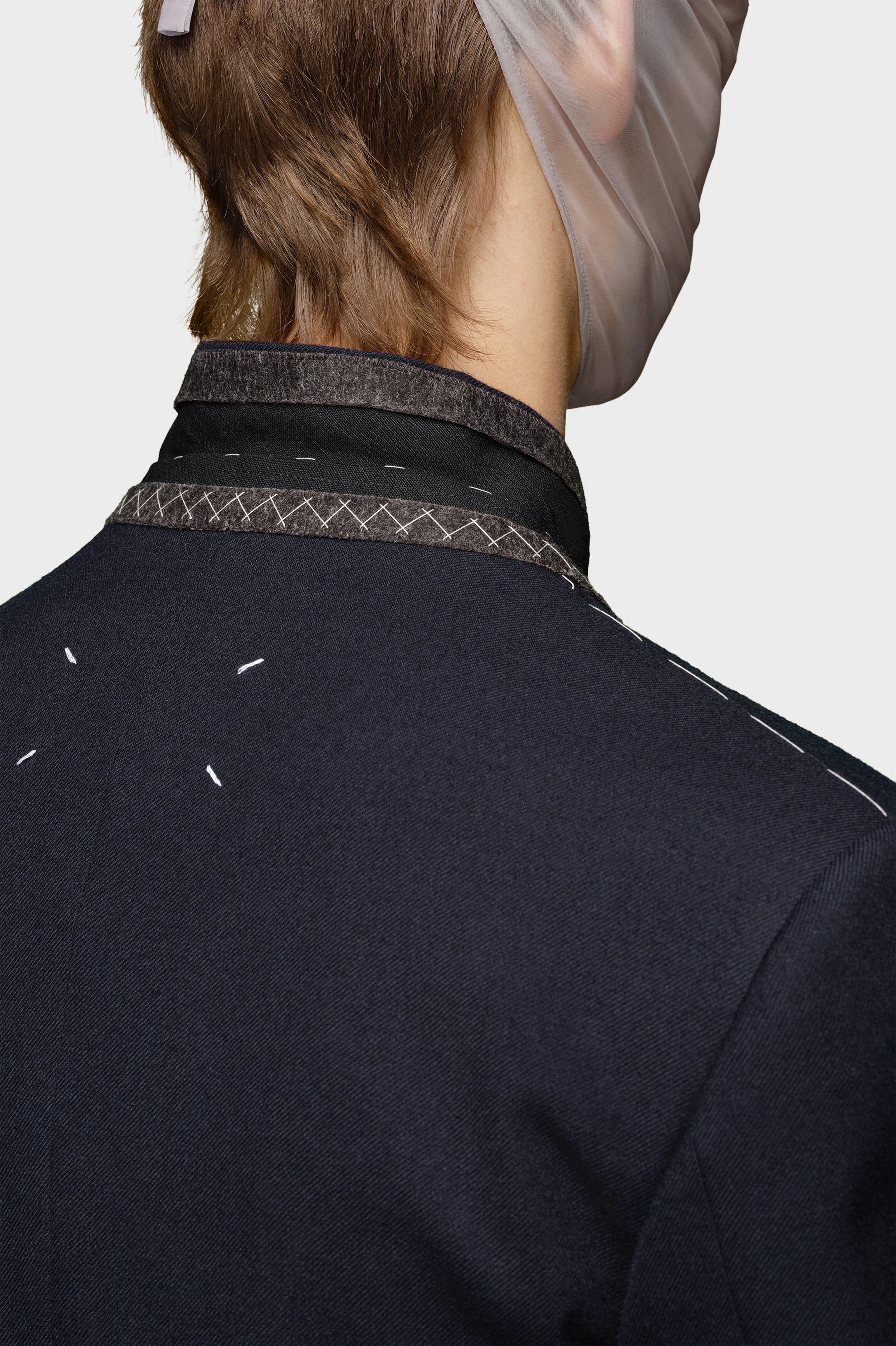 Blue Wool Blazer Single-Breasted | Maison Margiela