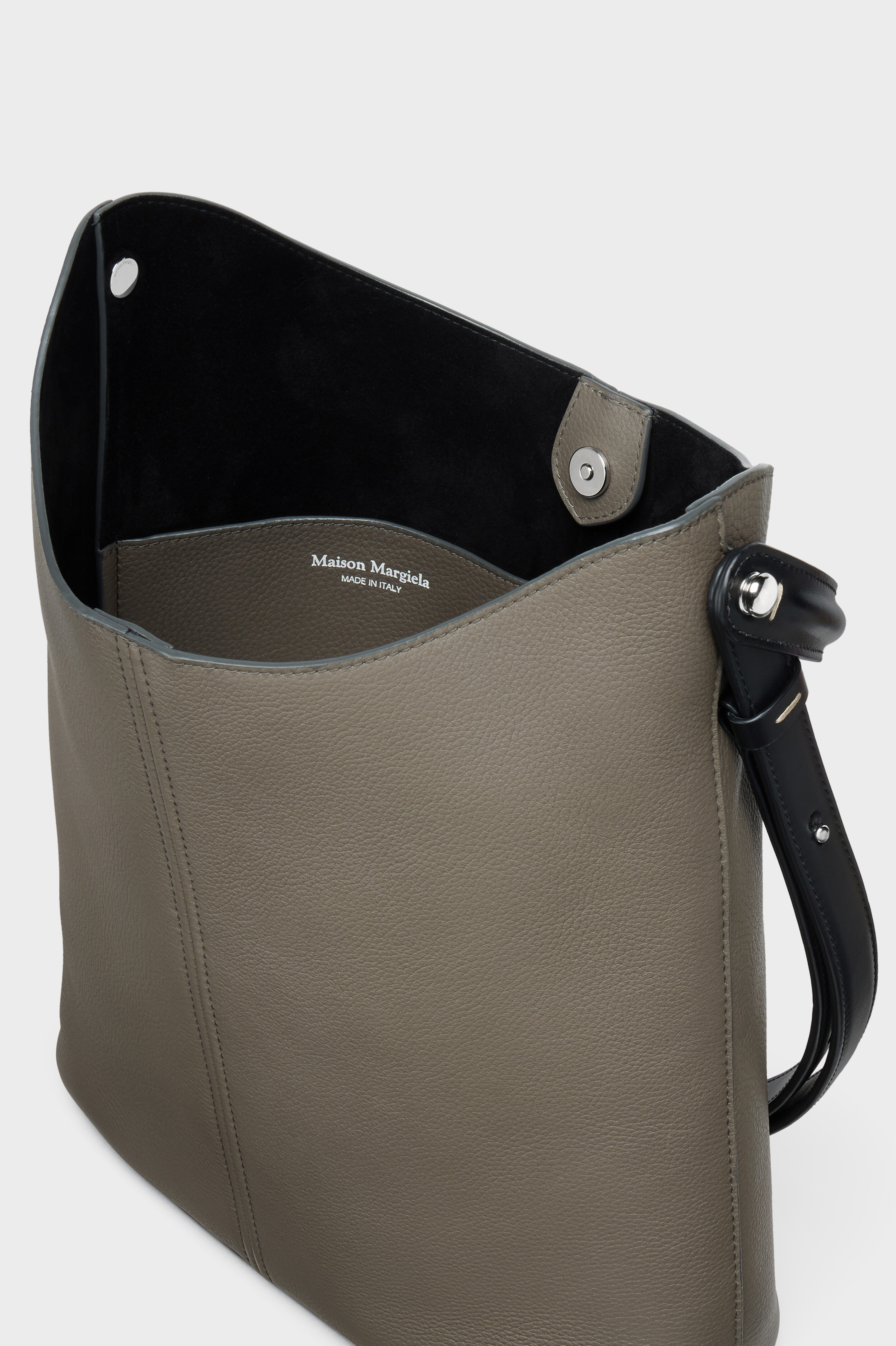 Brown Leather Dress-Age Hobo Bag | Maison Margiela