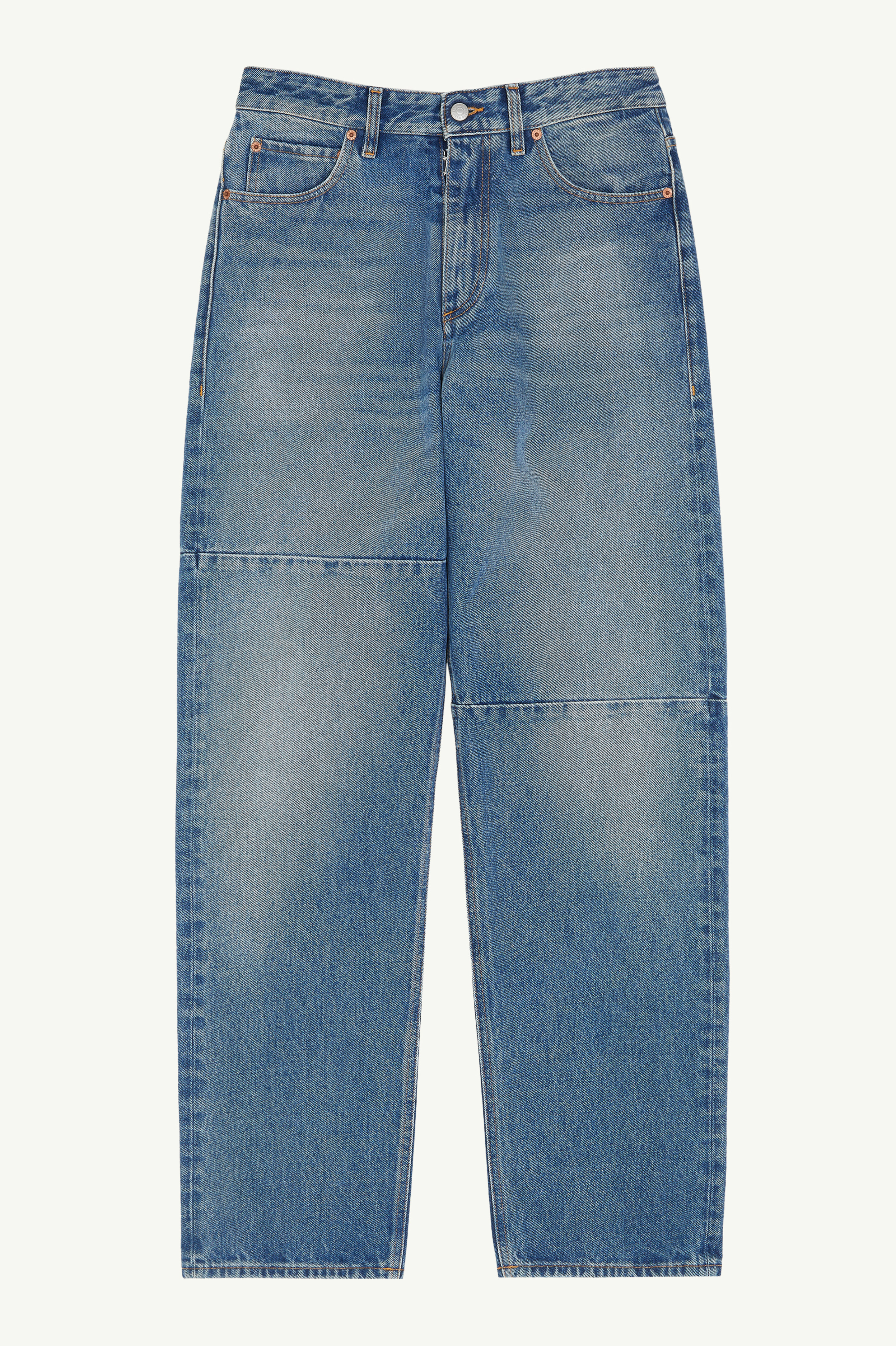 Light Blue Regular-wasted Tapered Jeans | Maison Margiela