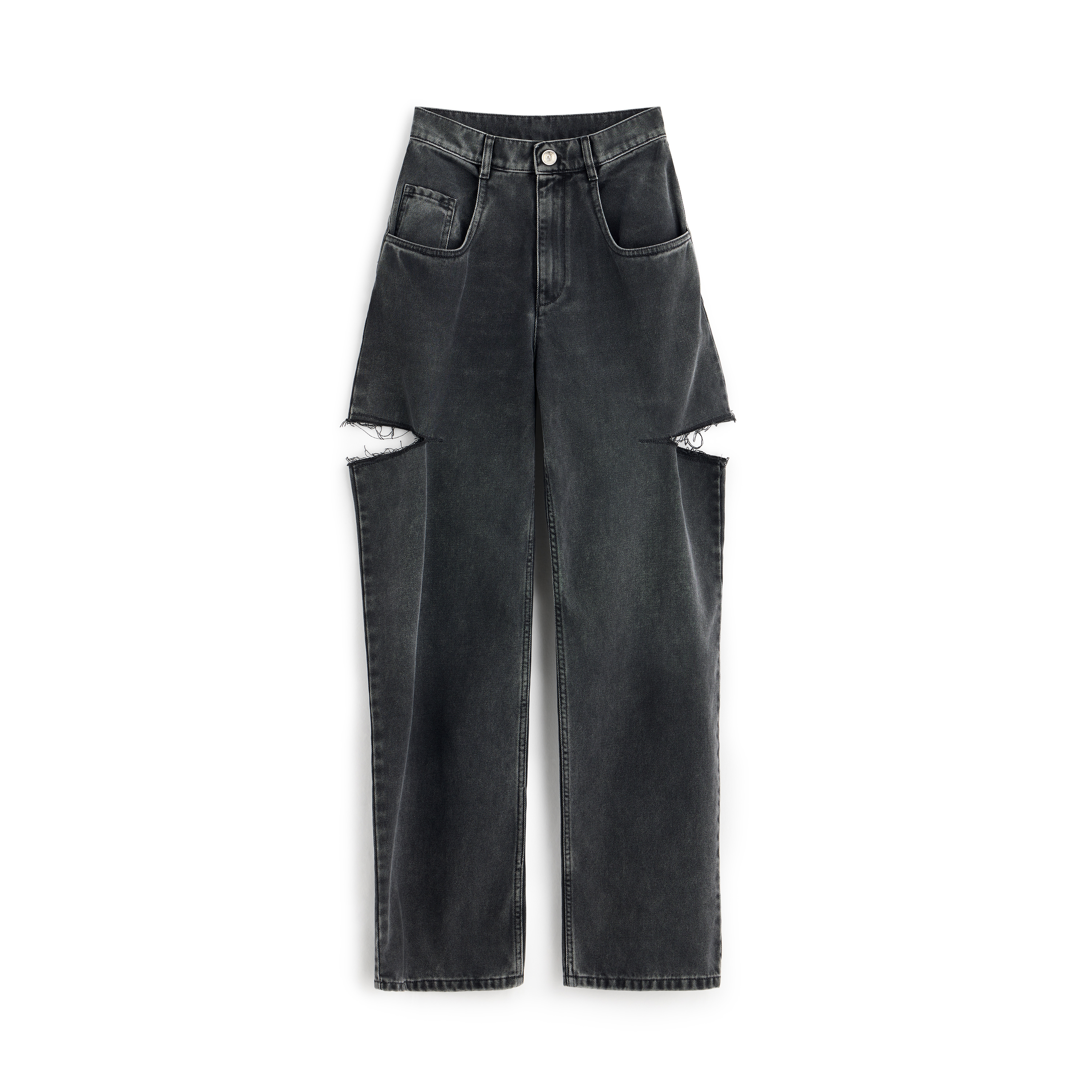 Maison Margiela カットアウトジーンズ 再構築デニム カットアウトジーンズ ブラック | Maison Margiela公式