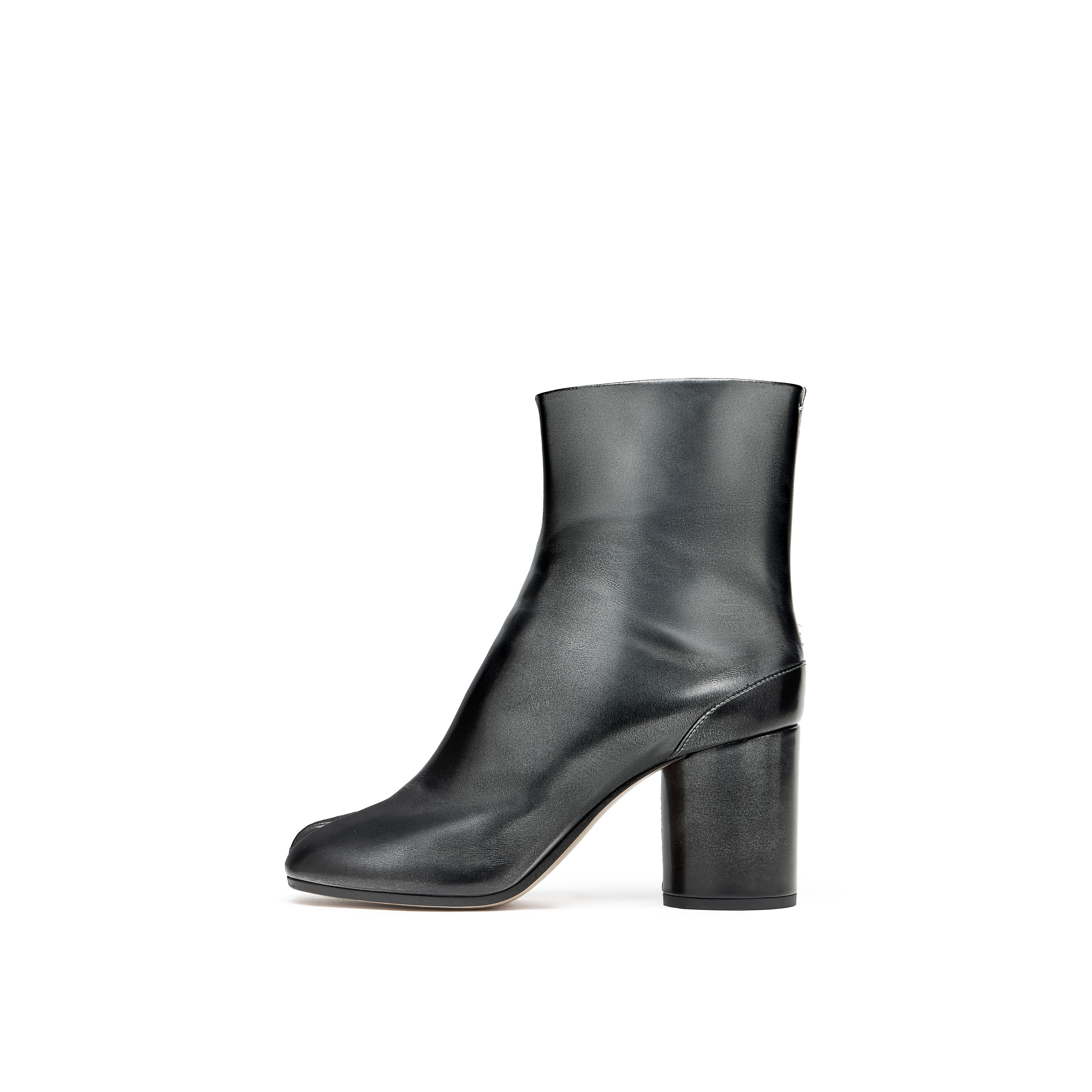 靴 Maison Margiela Made in ITALY Tabi boots Maison Margiela Tabi 80mm mirror-effect Ankle Boots | Silver