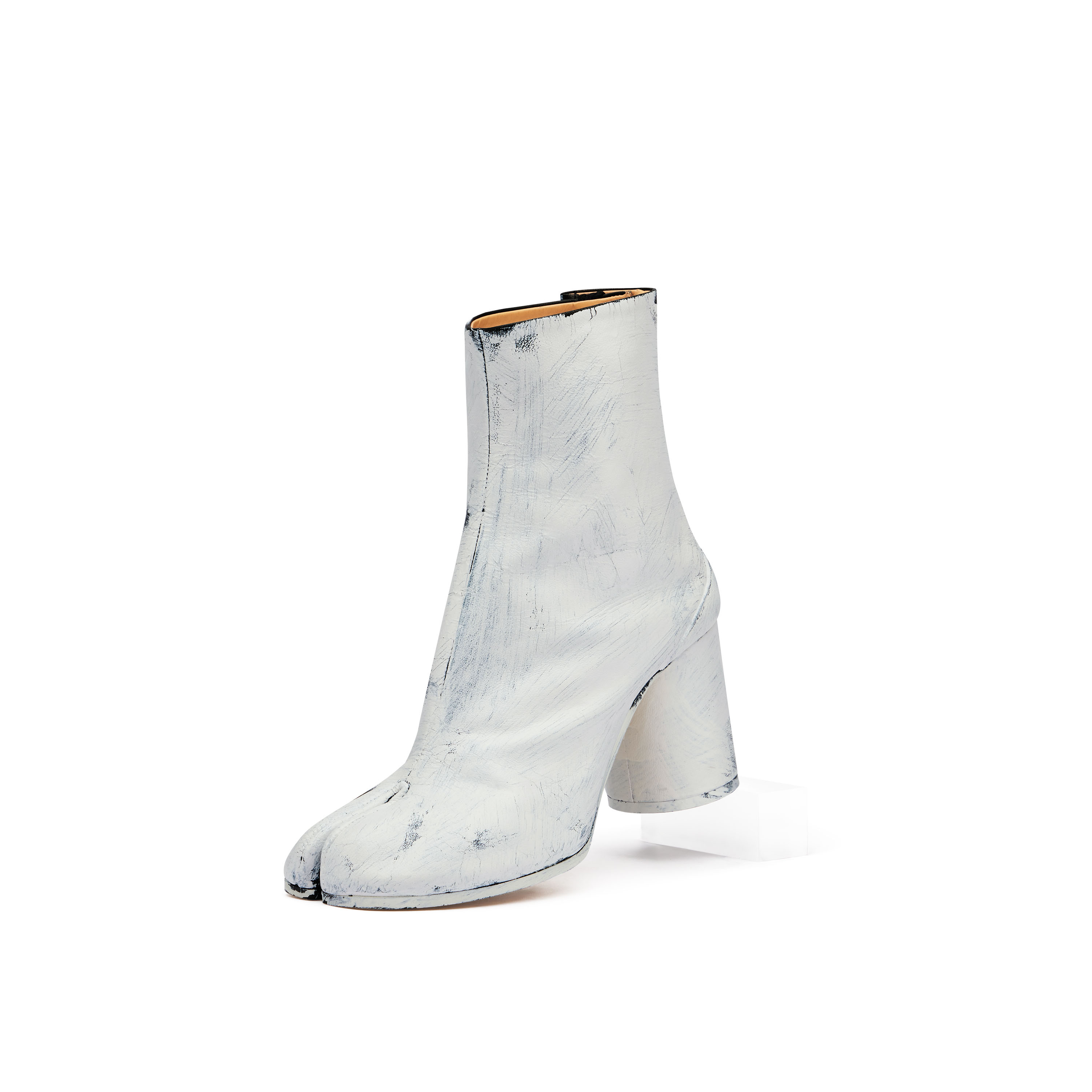 Black and White Tabi Bianchetto Boots | Maison Margiela Official