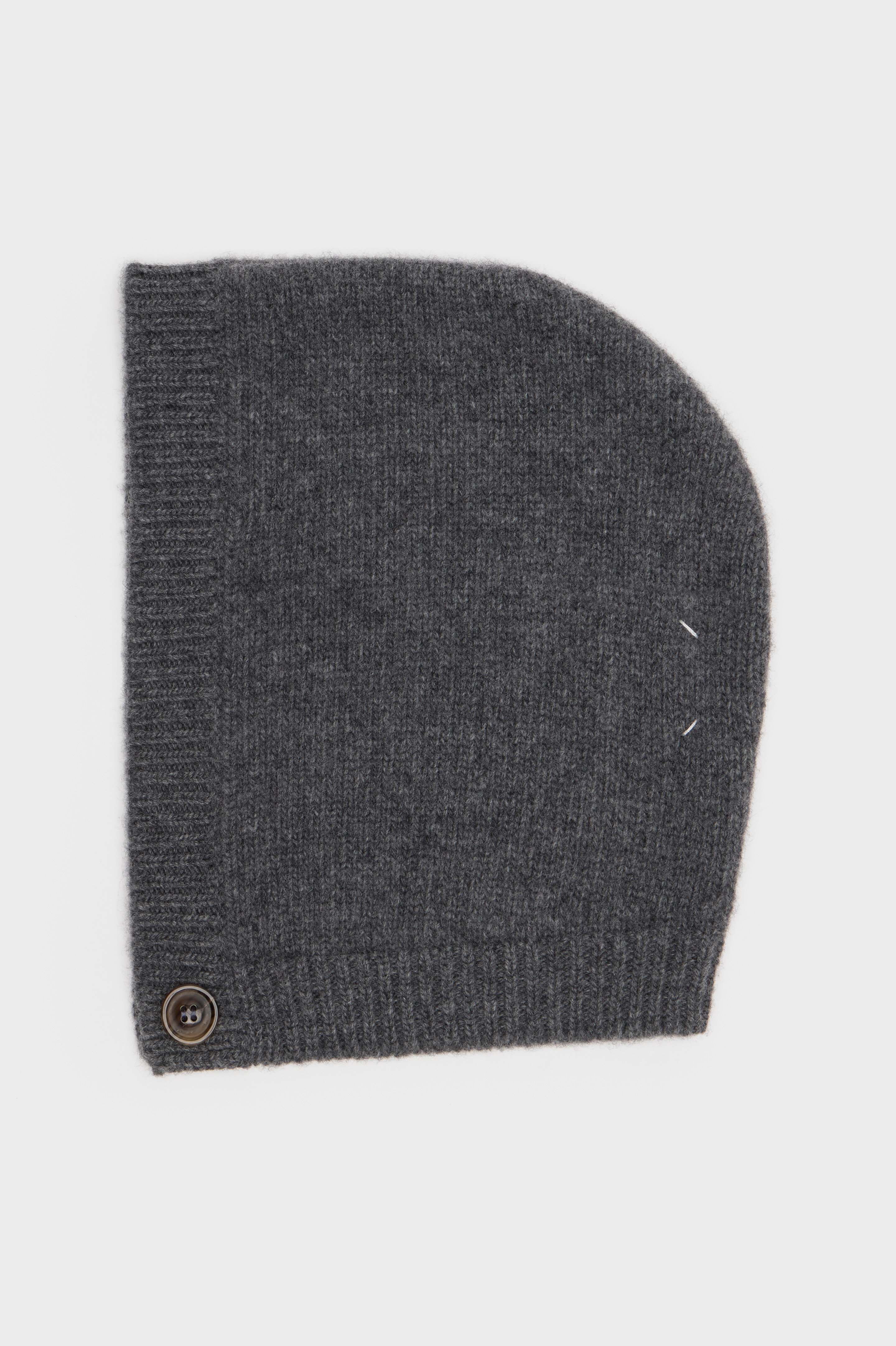 Wool knit hood
