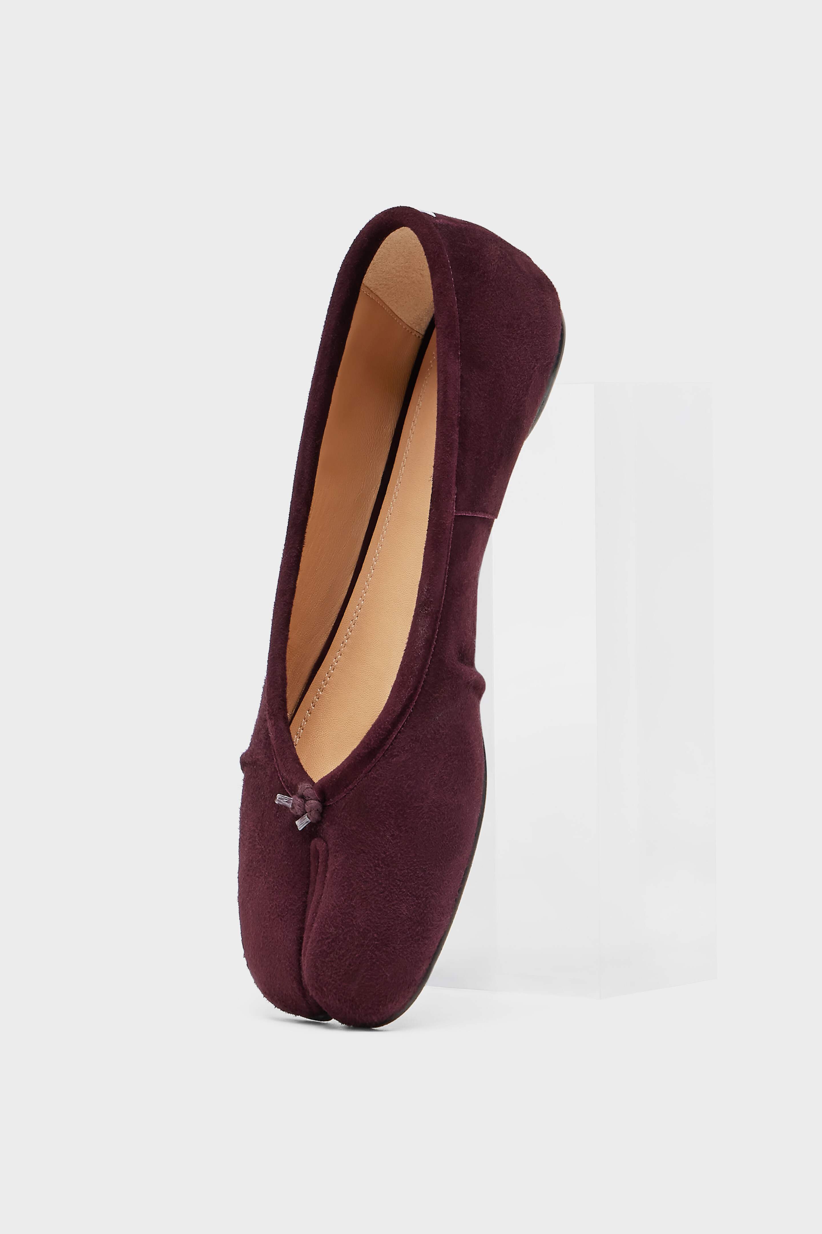 ピンクのくまさんMaison Margiela Tabi’ ballet Tabi satin ballet flats in pink - Maison Margiela | Mytheresa