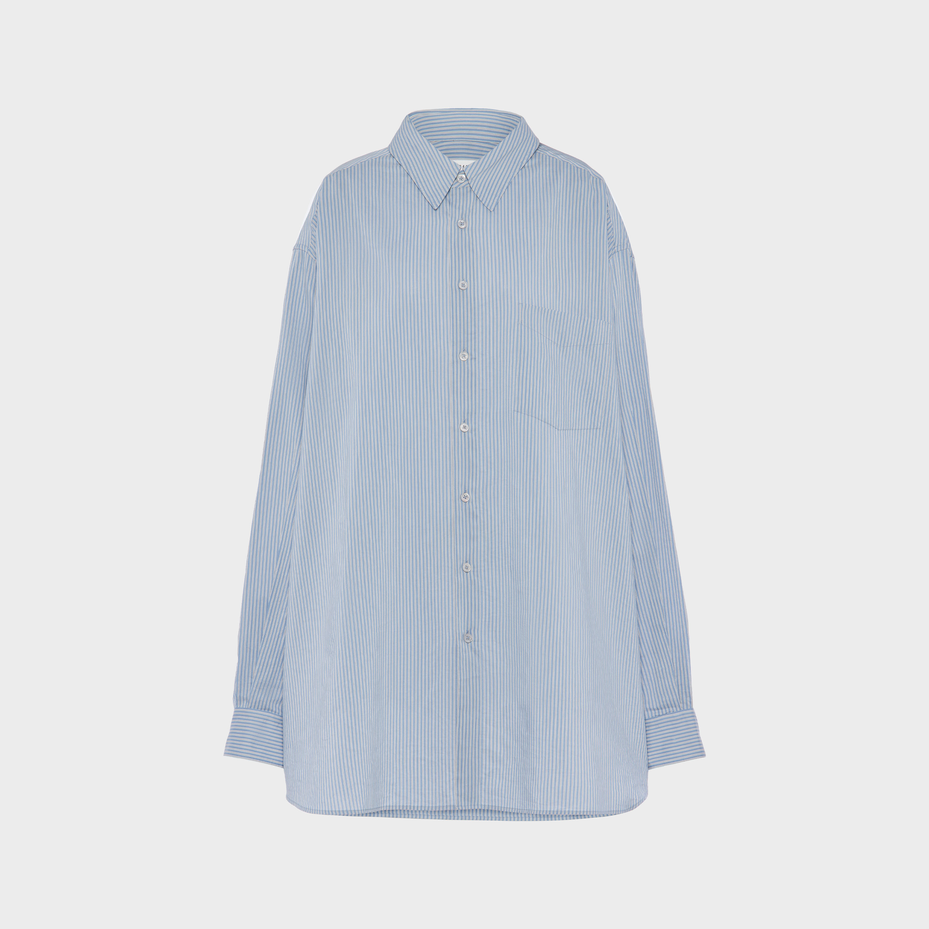 Light Blue Cotton silk shirt | Maison Margiela Official
