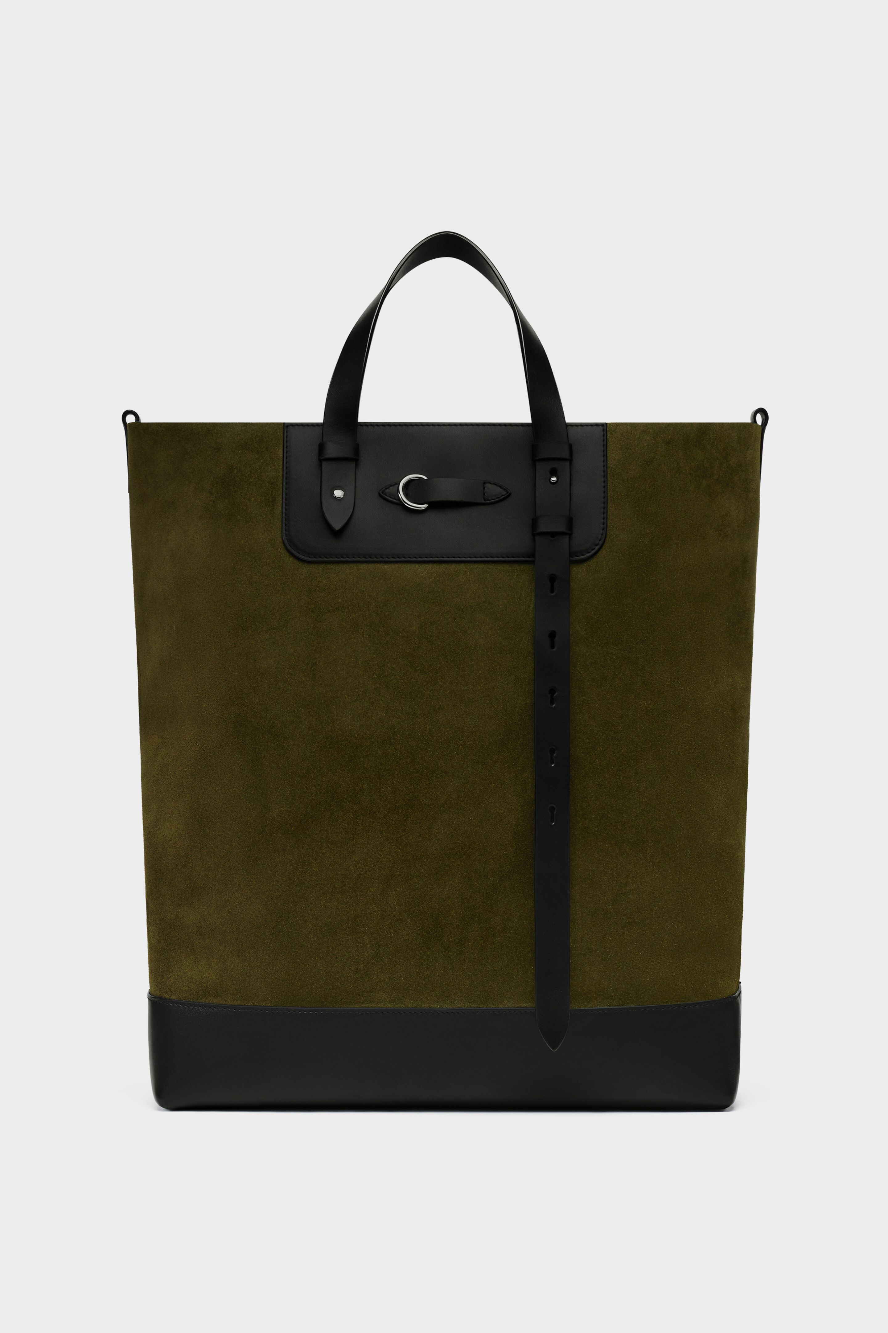 Yellow Leather Vertical Shopping Bag | Maison Margiela