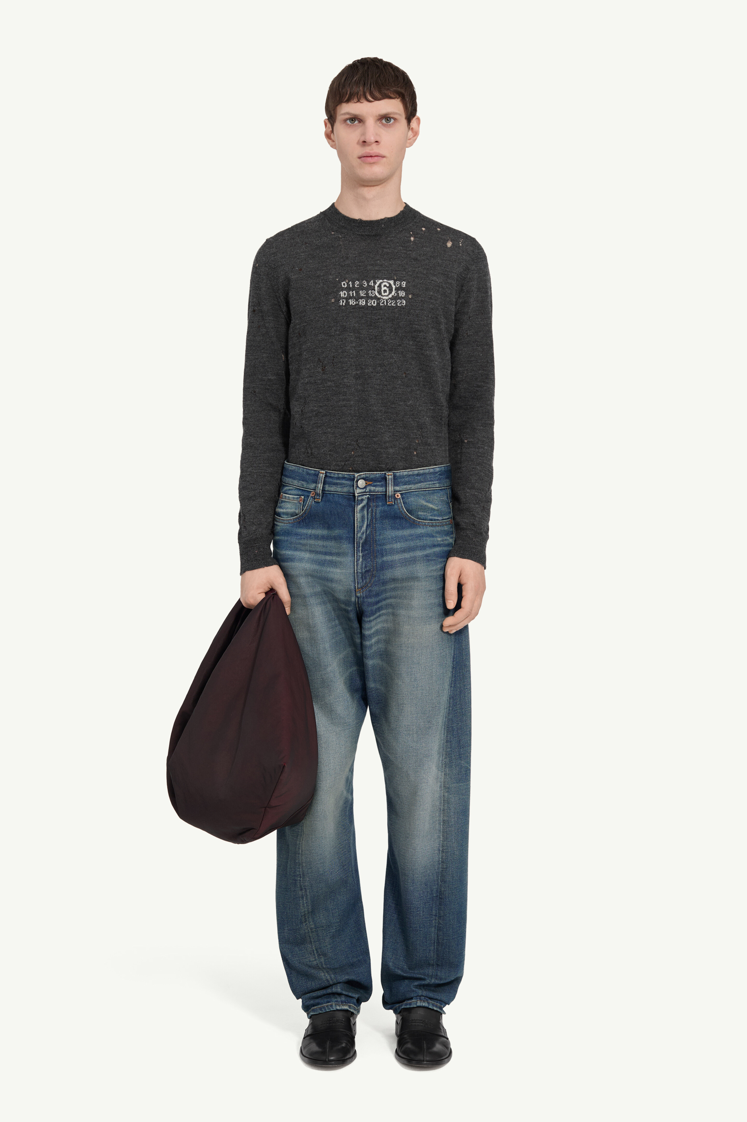 Jeans mit weitem Beinschnitt