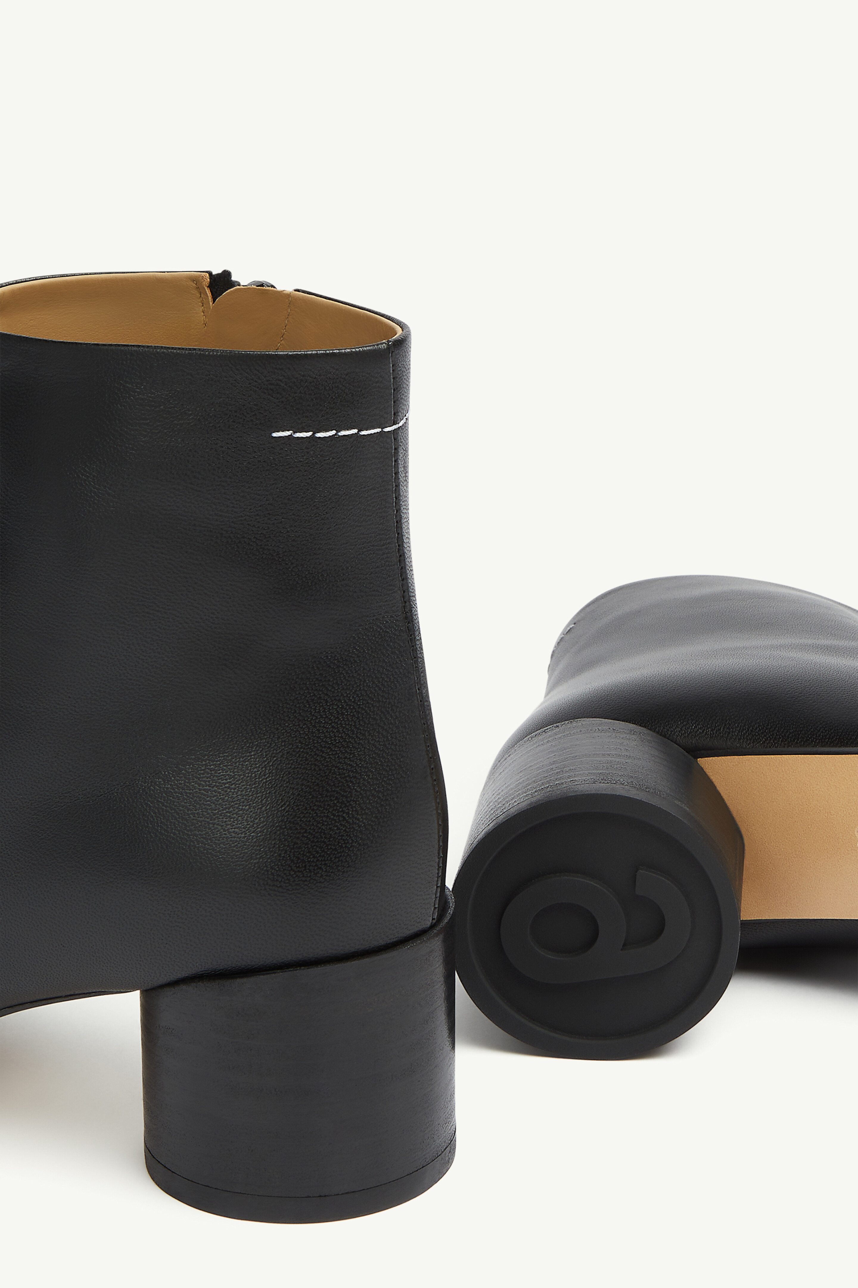 Black Women's Anatomic Ankle Boots | MM6 - Maison Margiela