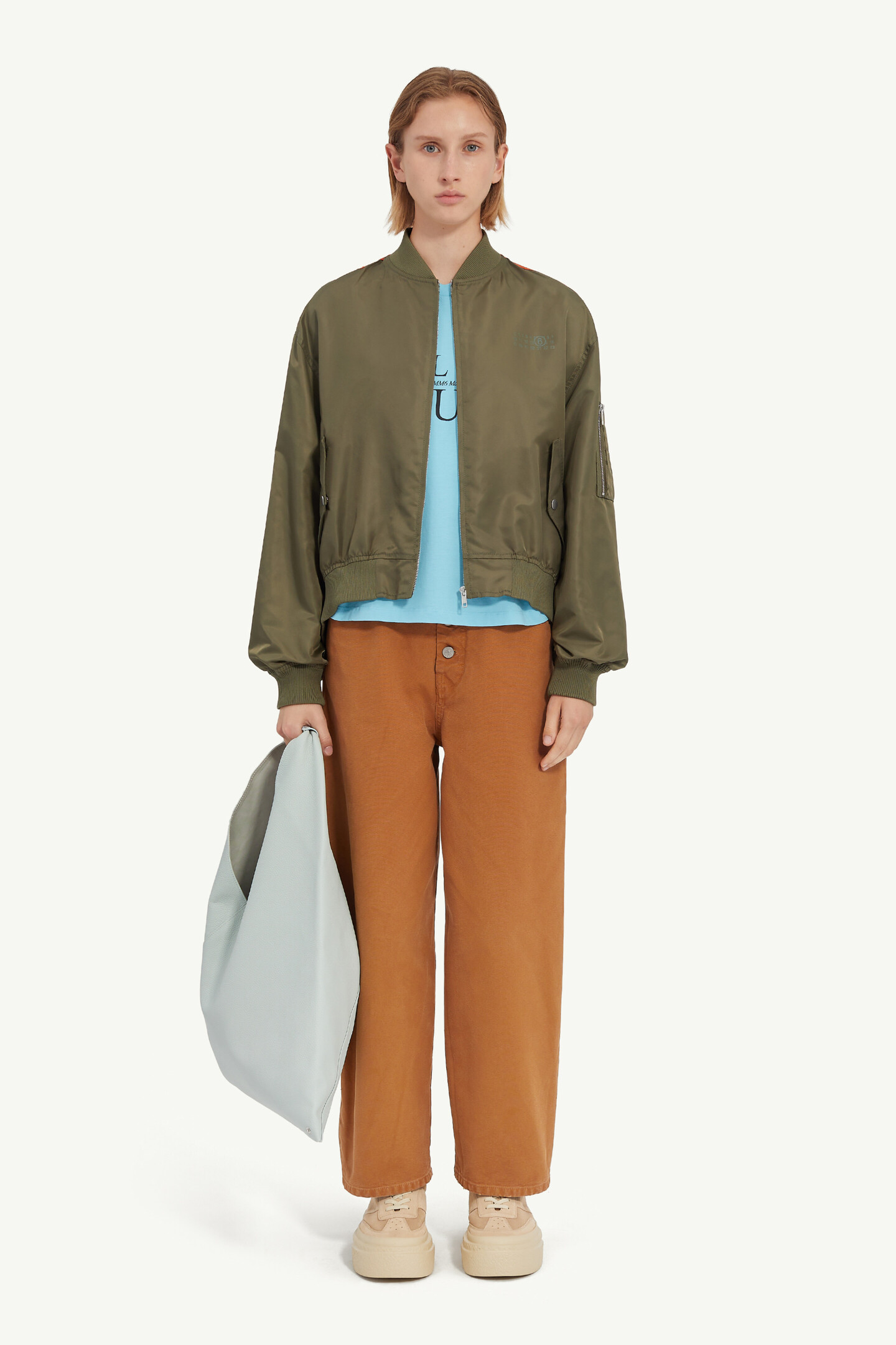 Green Nylon Bomber Jacket | Maison Margiela