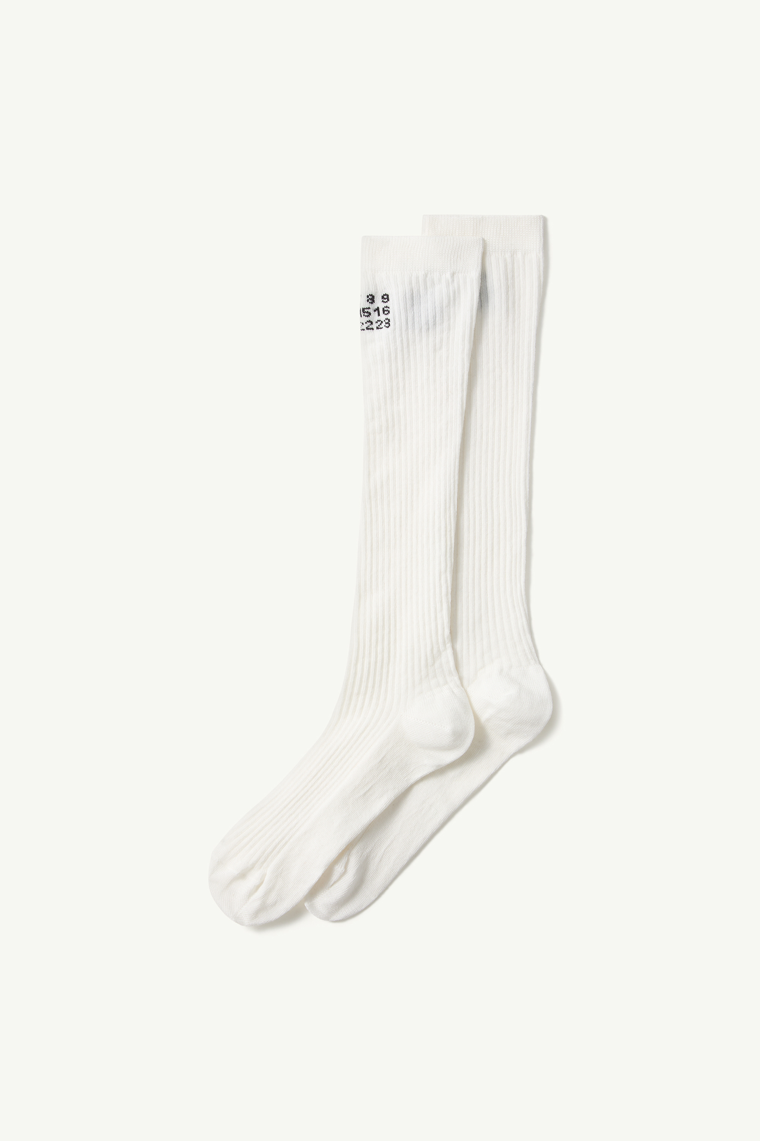 Numeric knee-high socks