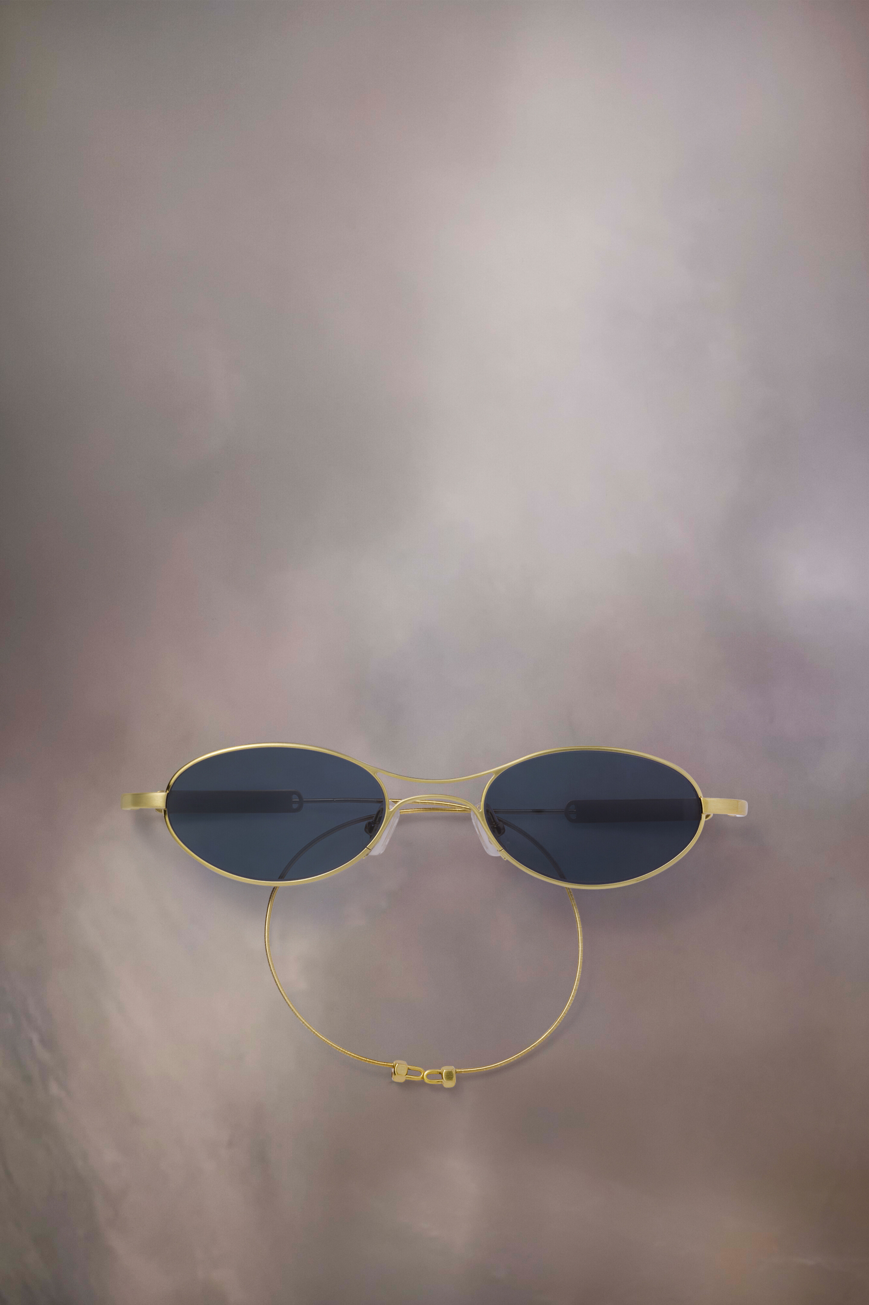 Gold Oval Sunglasses | Maison Margiela x Gentle Monster​