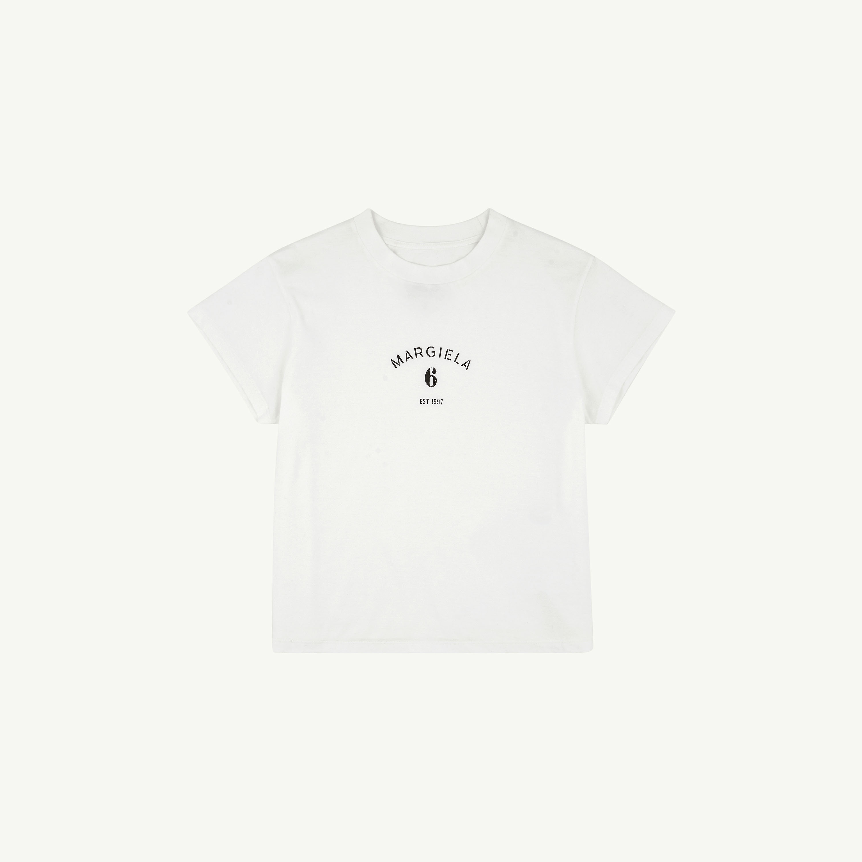 MM⑥Tシャツ White Signature Jersey T-Shirt | MM6 Official
