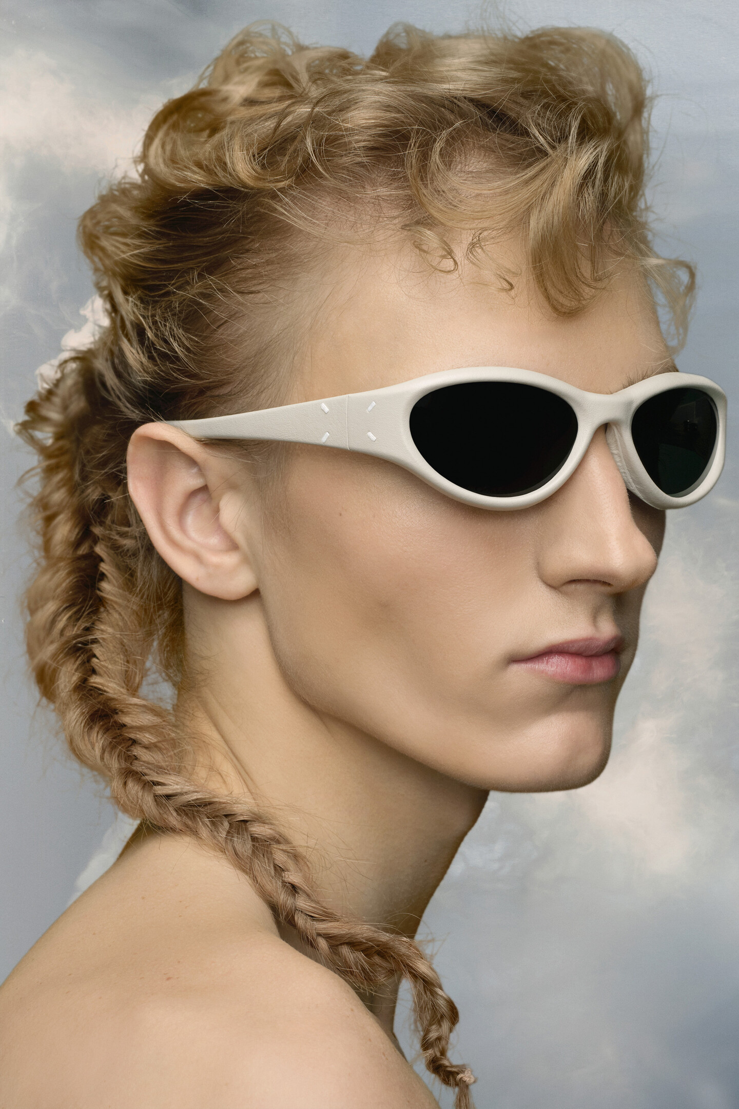 Sunglasses MM X Gentle Monster MM105 LEATHER | Maison Margiela