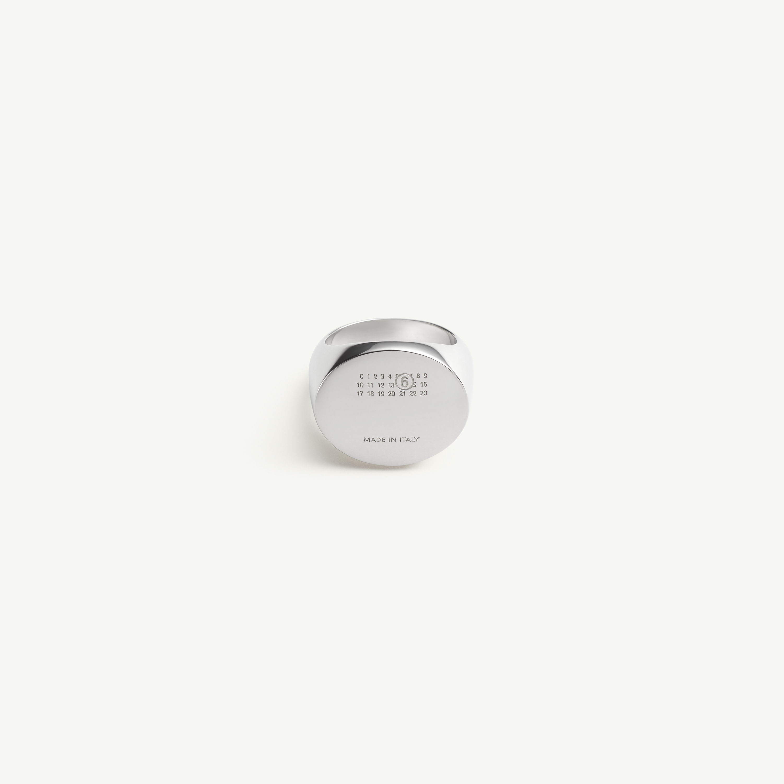 Men's Numeric Oval Ring | MM6