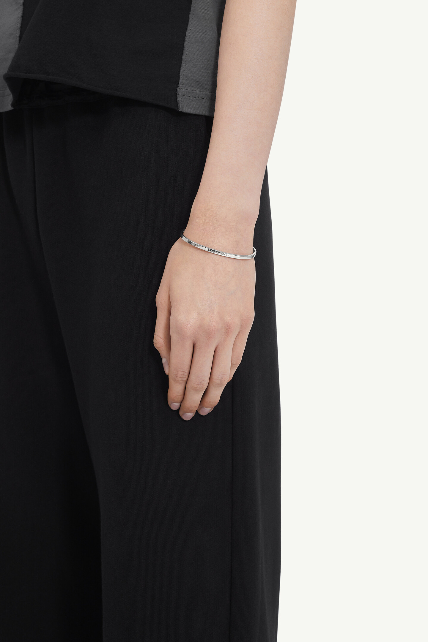 Women's Brass Numeric Minimal Cuff Bracelet | MM6