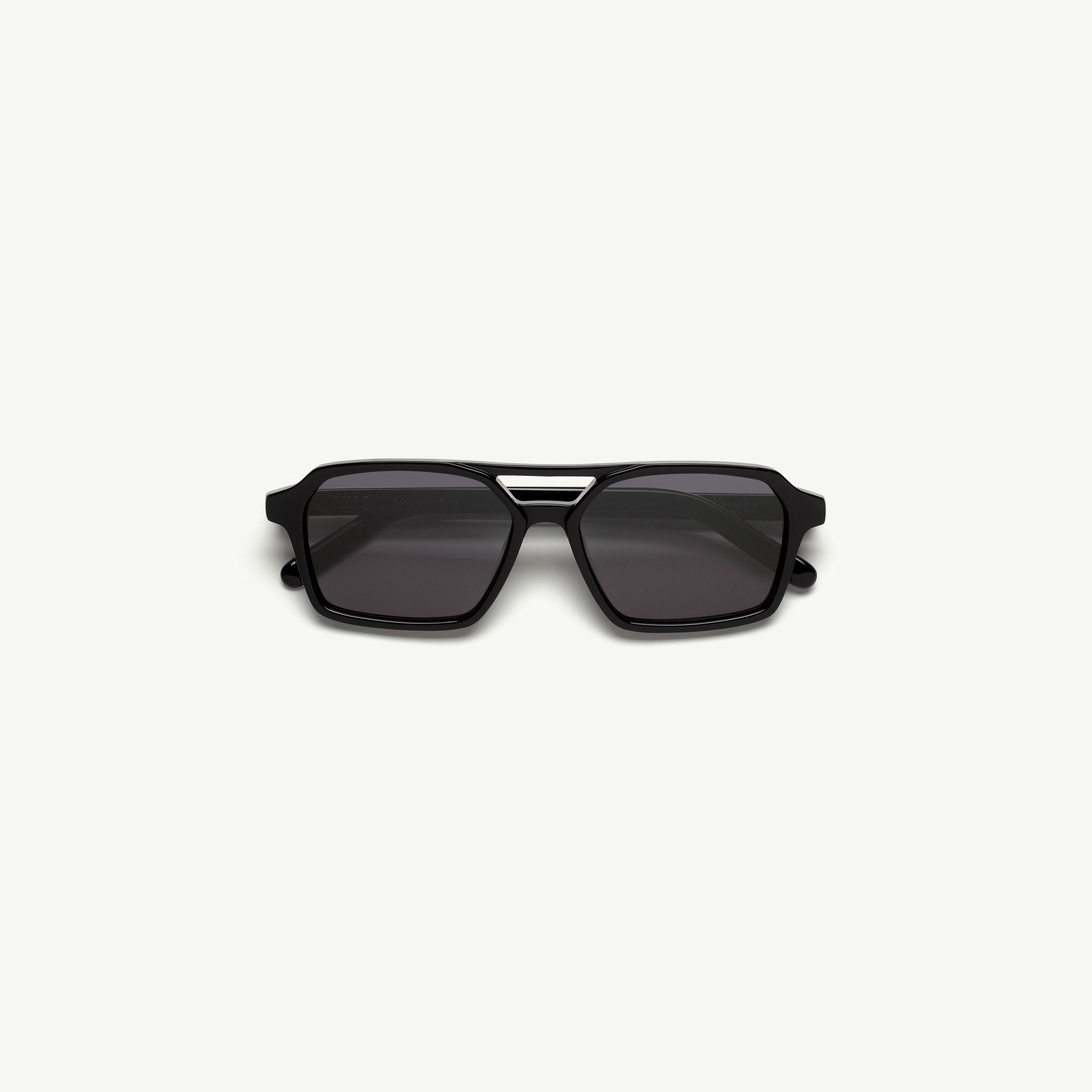 オープンブリッジサングラス ブラック | MM6 Maison Margiela