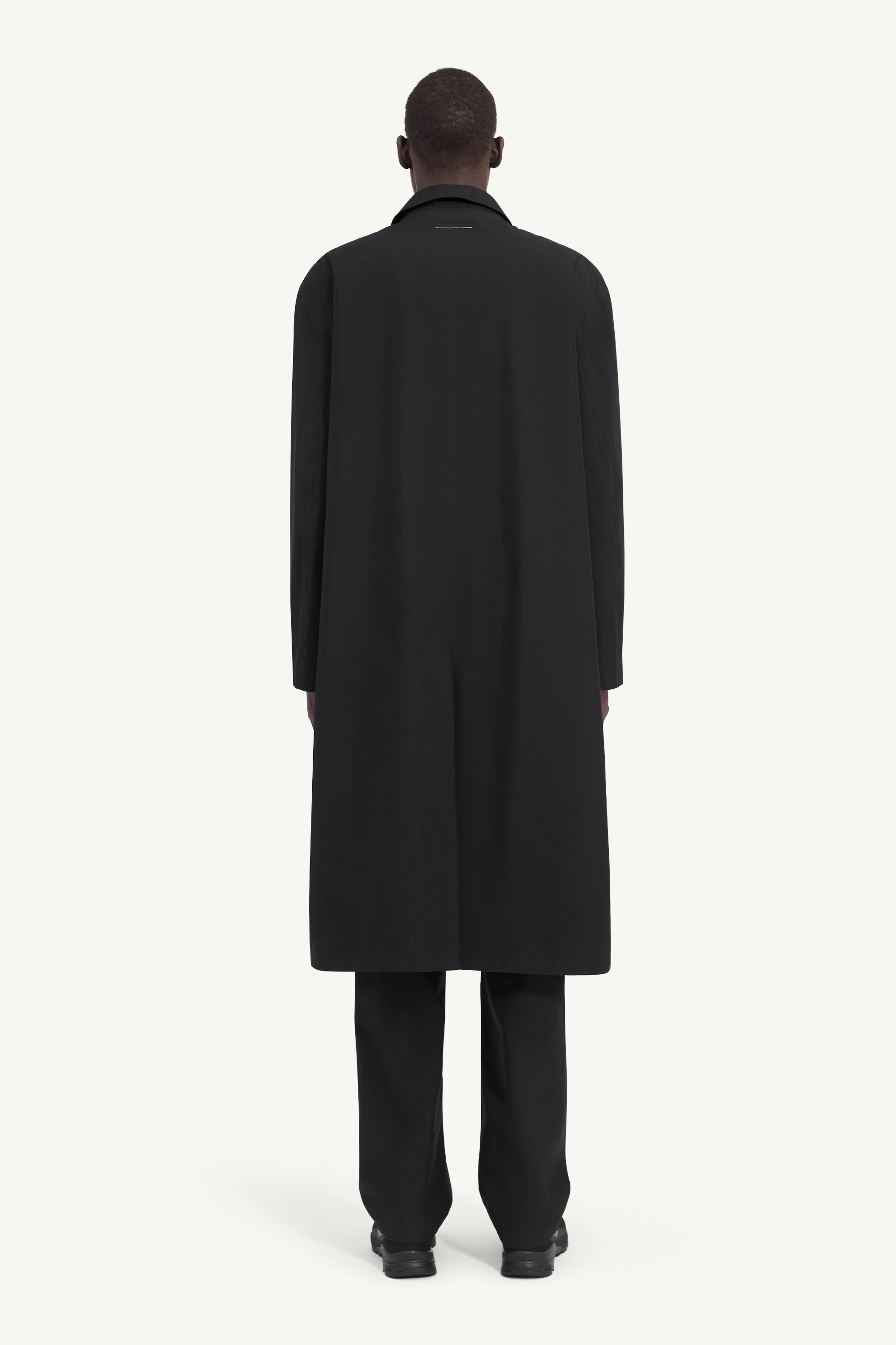 Black Gore-Tex Trench Coat MM6 x Salomon | MM6