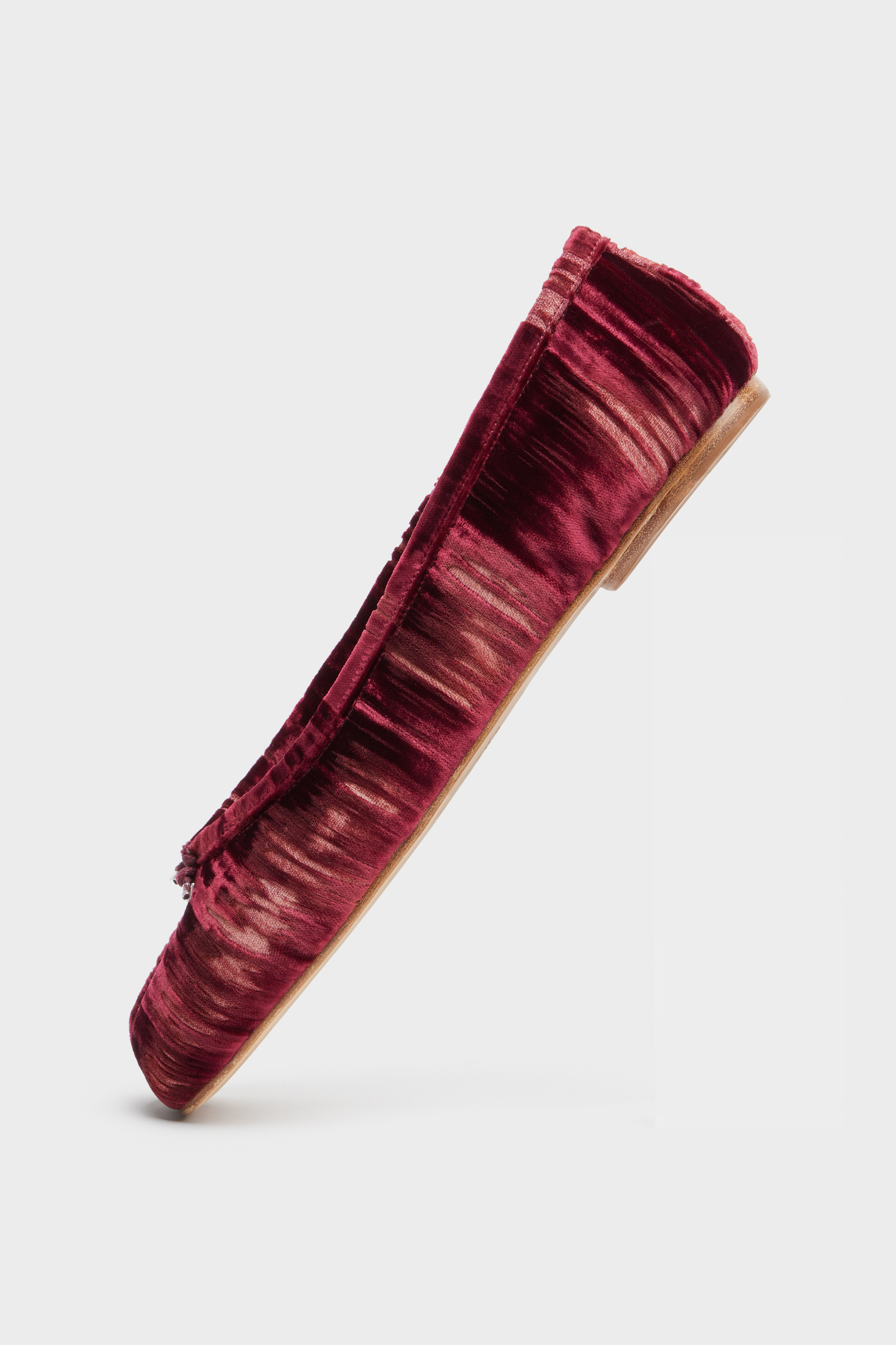 Women's Red Viscose Tabi Ballerina | Maison Margiela