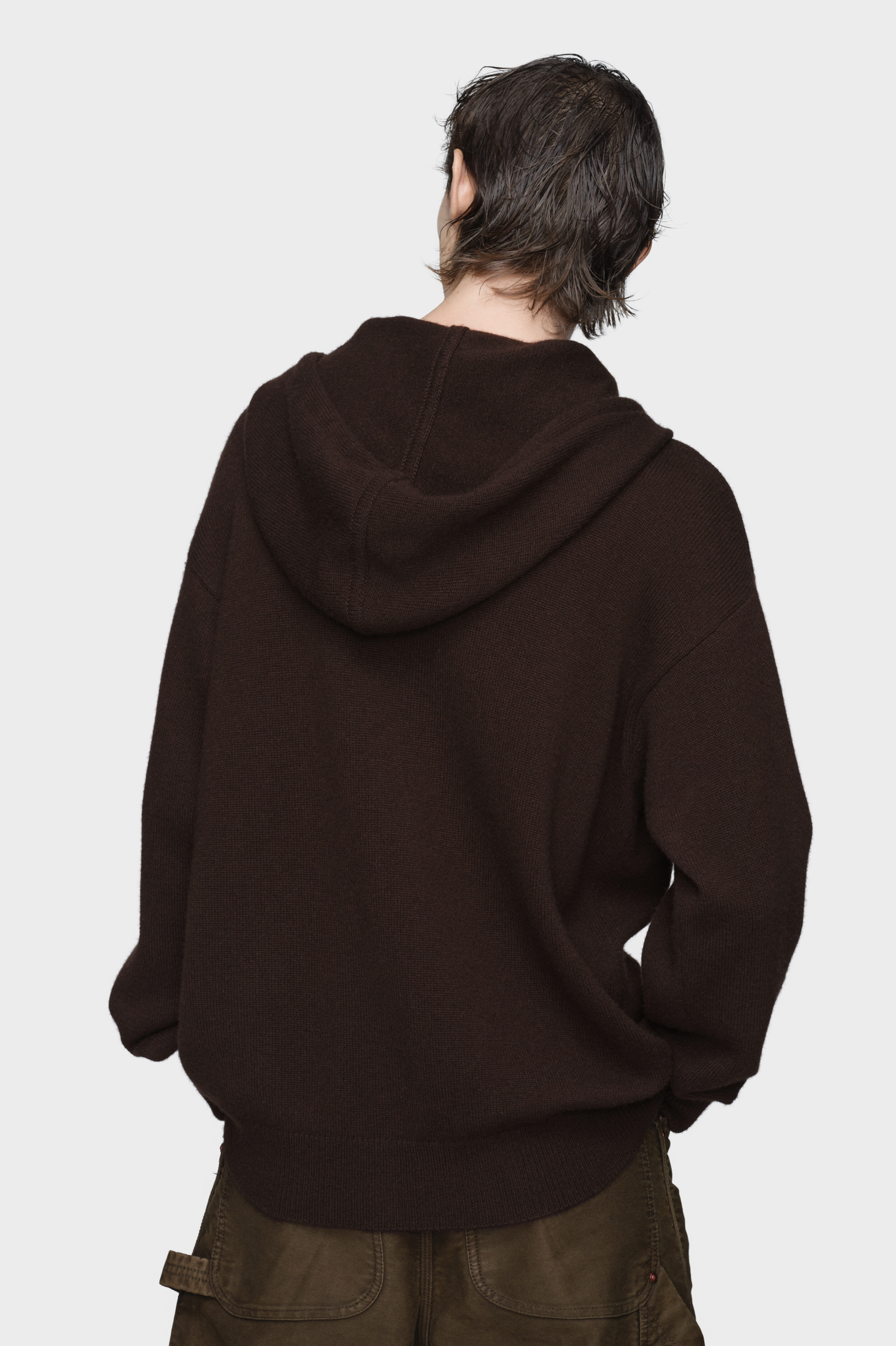 Men's Brown Cashmere Sweater | Maison Margiela