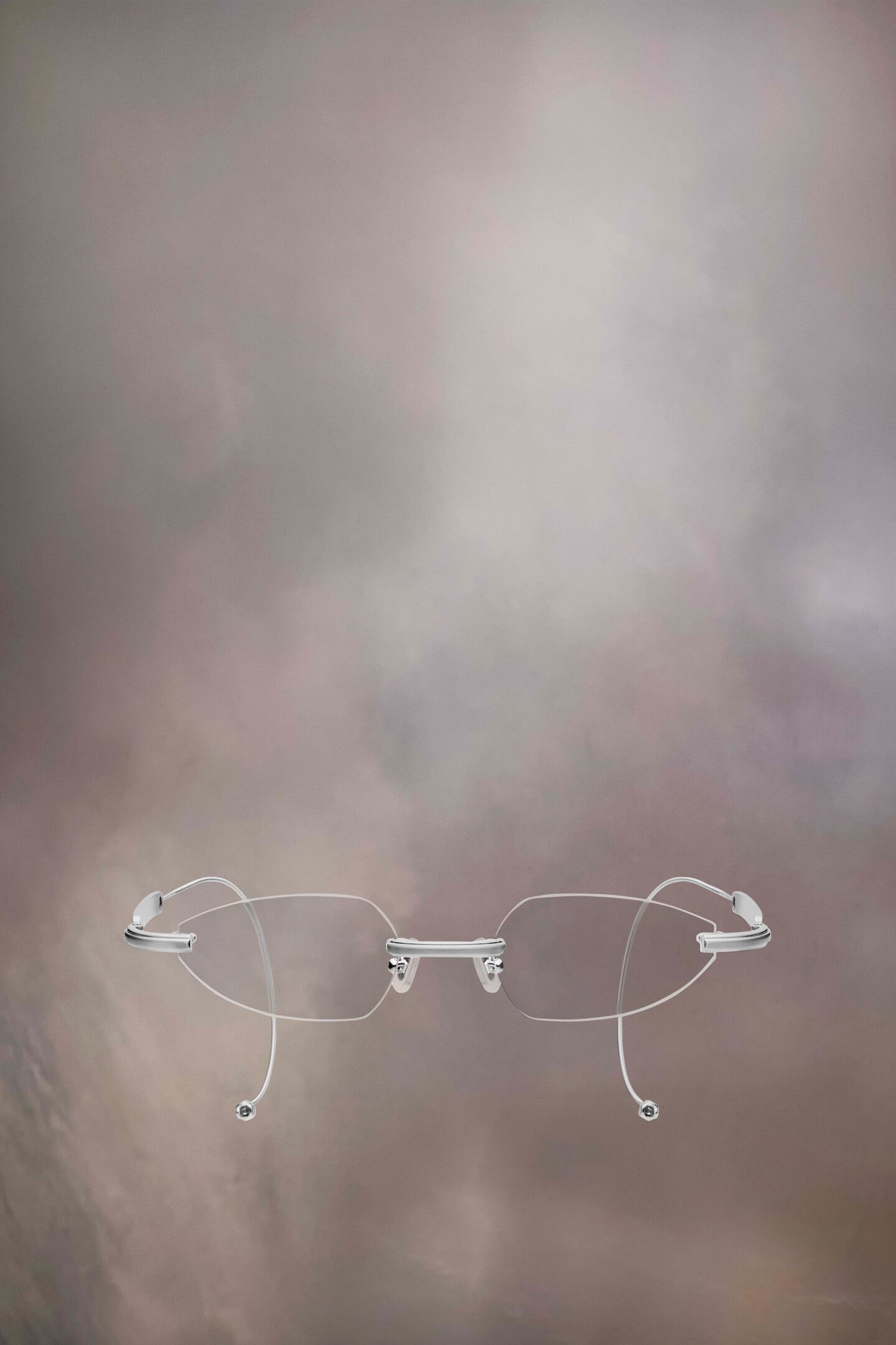 Silver Oval Metal Glasses Gentle Monster​ | Maison Margiela