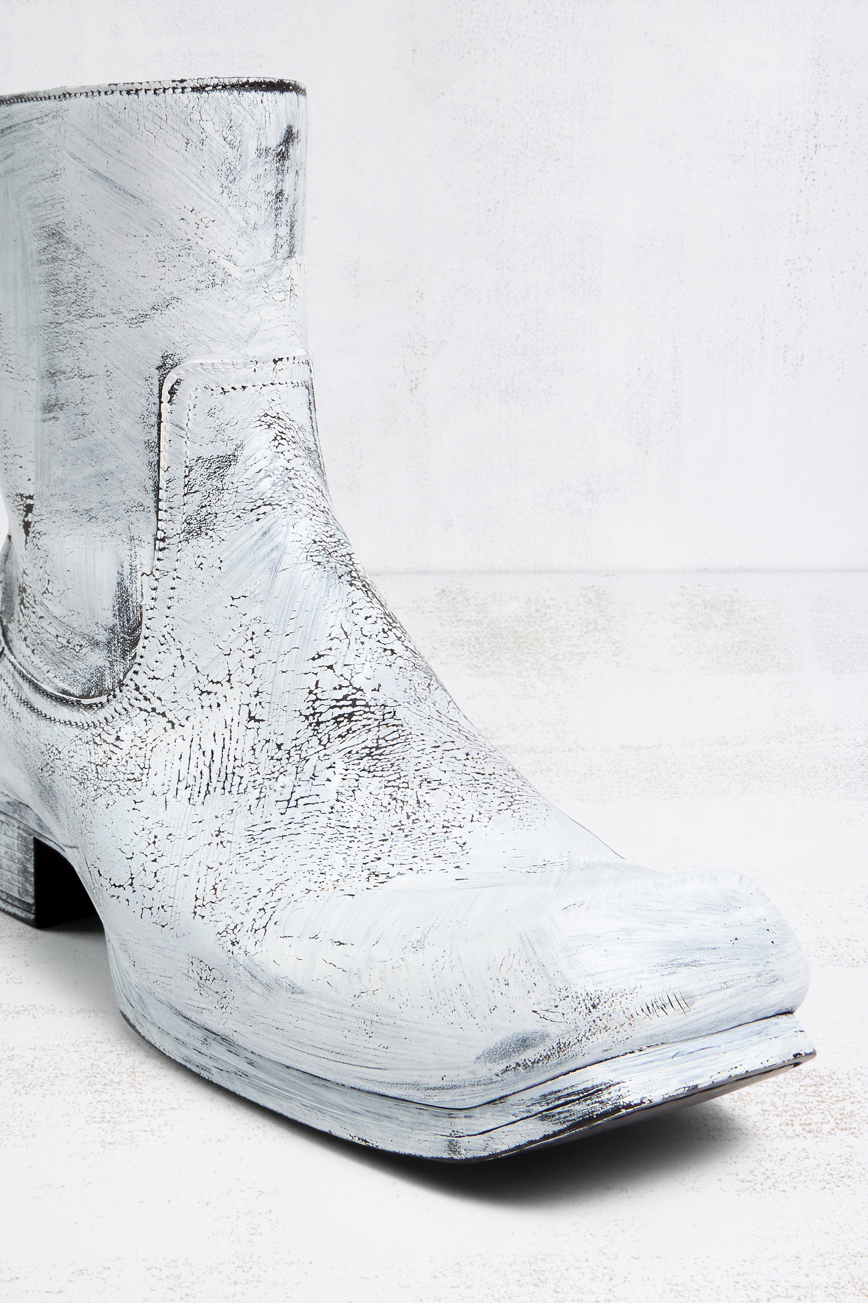 Black and White Float Ankle Boots Bianchetto | Maison Margiela