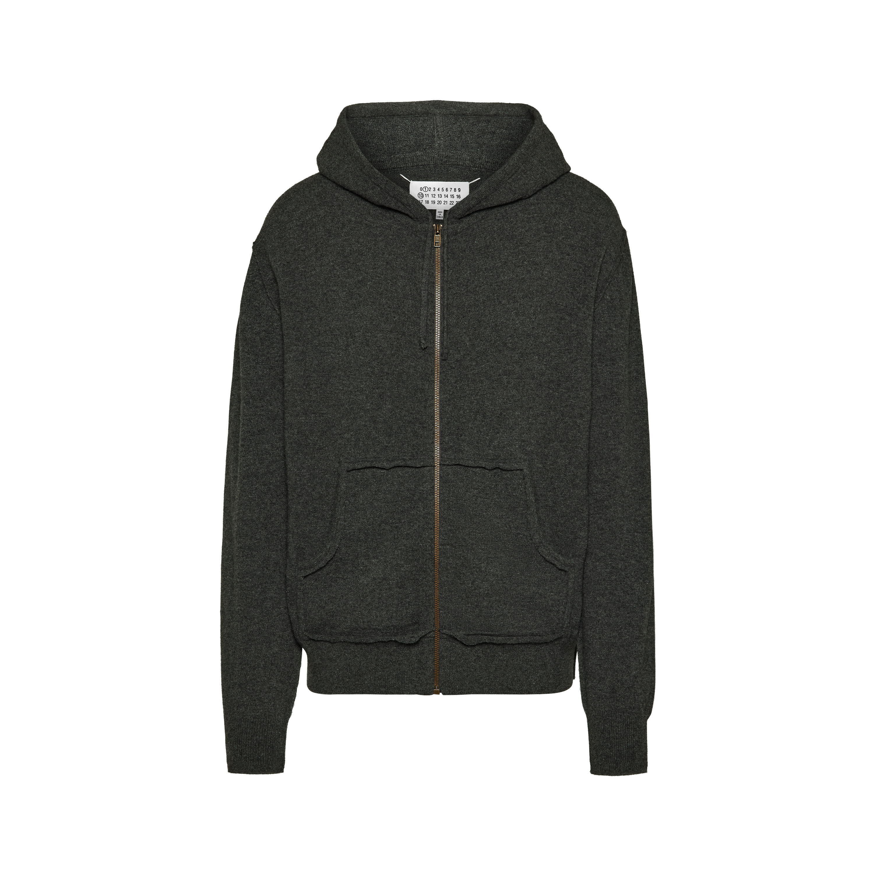 Décortiqué cashmere knit hoodie | Maison Margiela