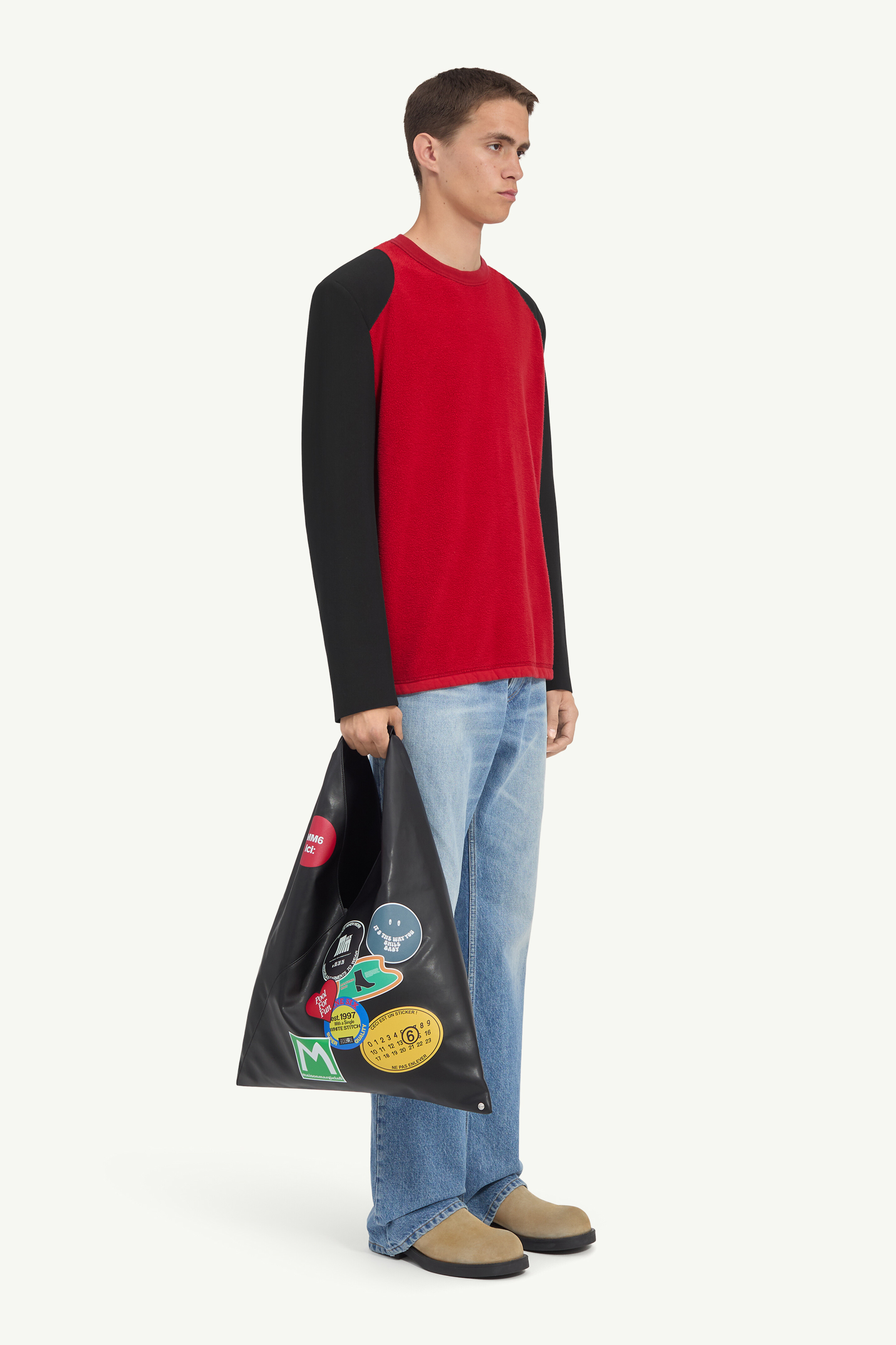 Red Long-Sleeve Top | MM6 Official
