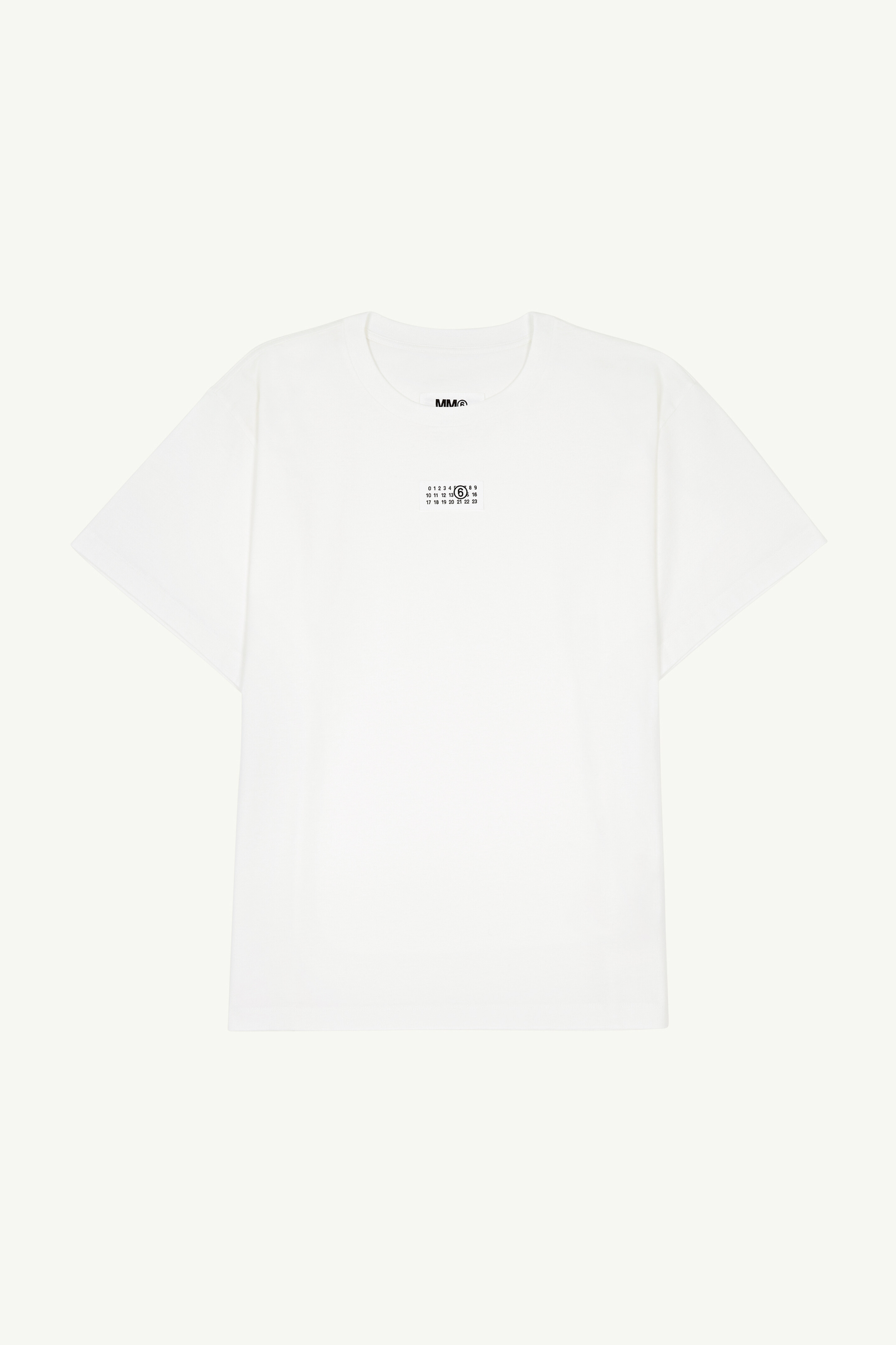 White Print T-shirt | MM6 Official