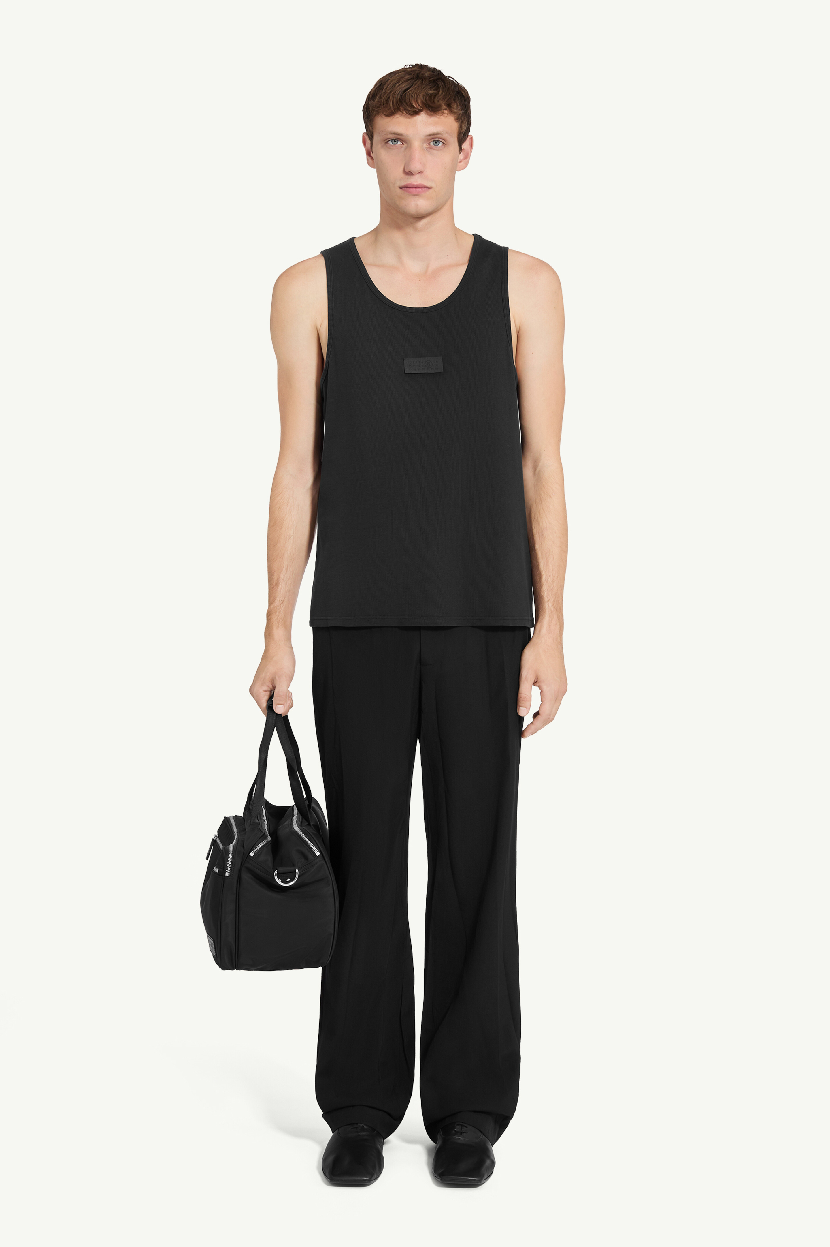Tanktop aus geripptem Jersey
