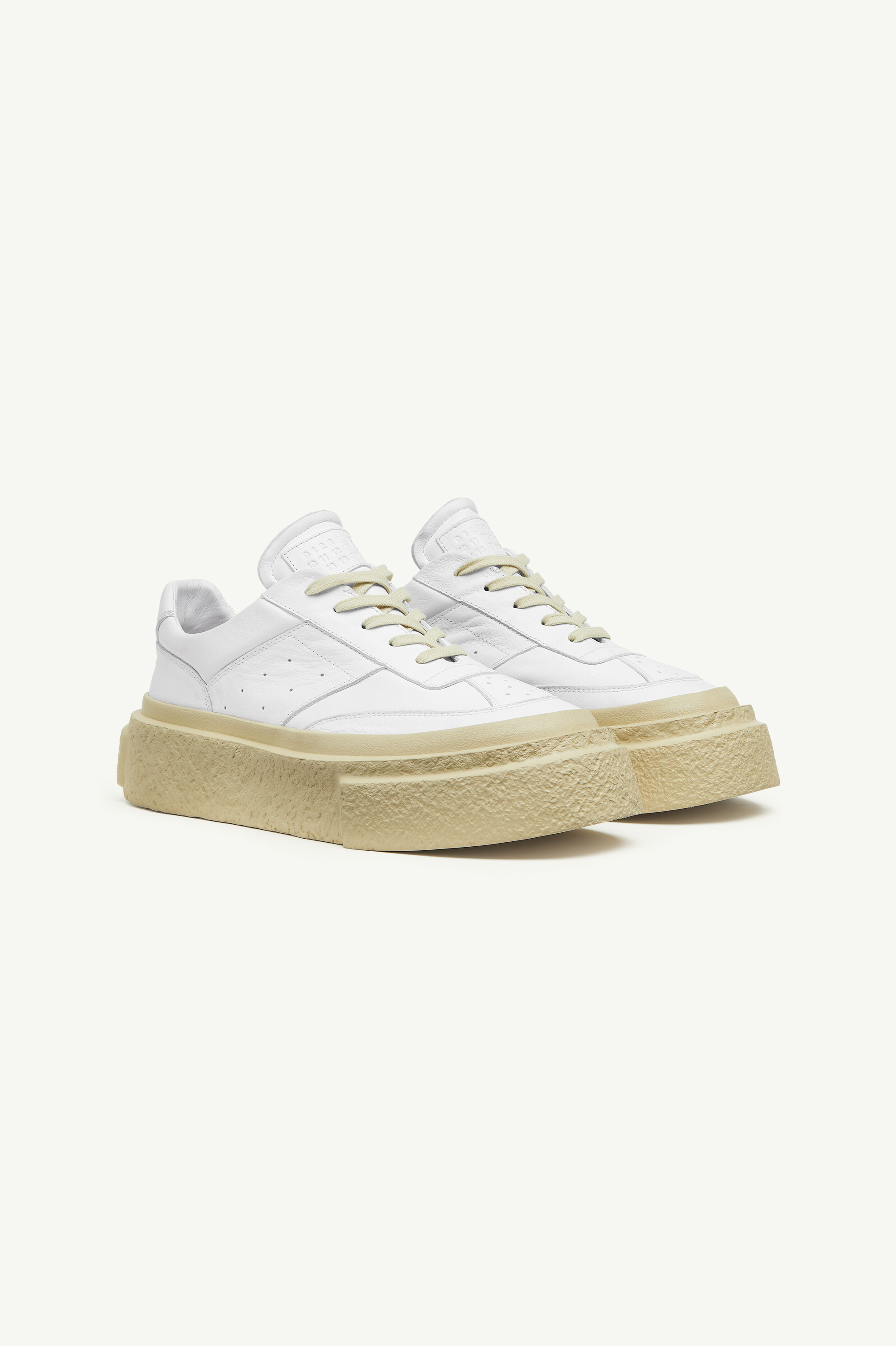 White Chunky Gambetta sneakers | MM6 Official