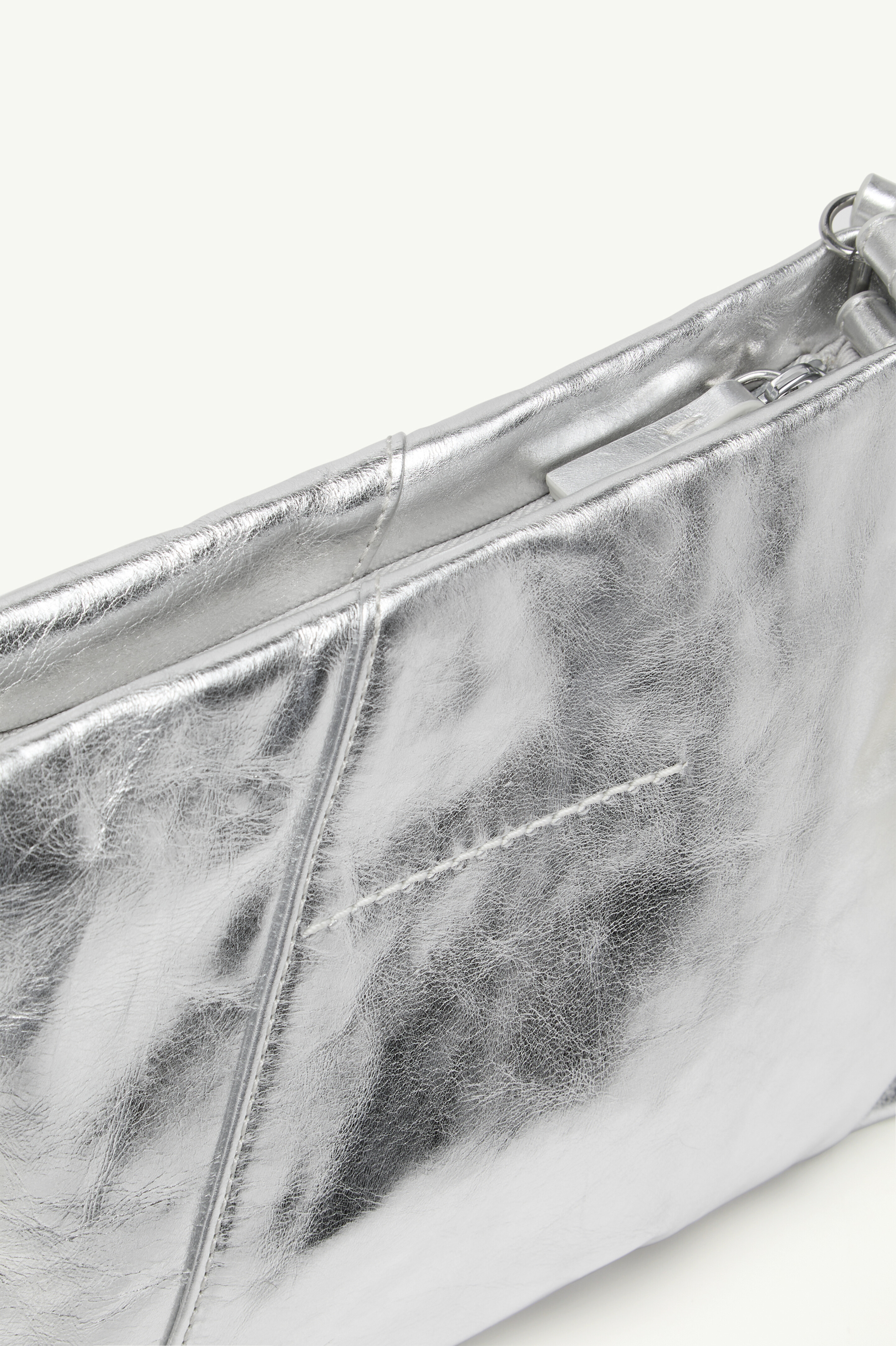 Folded Japanese Shoulder Bag Gray | MM6 Official