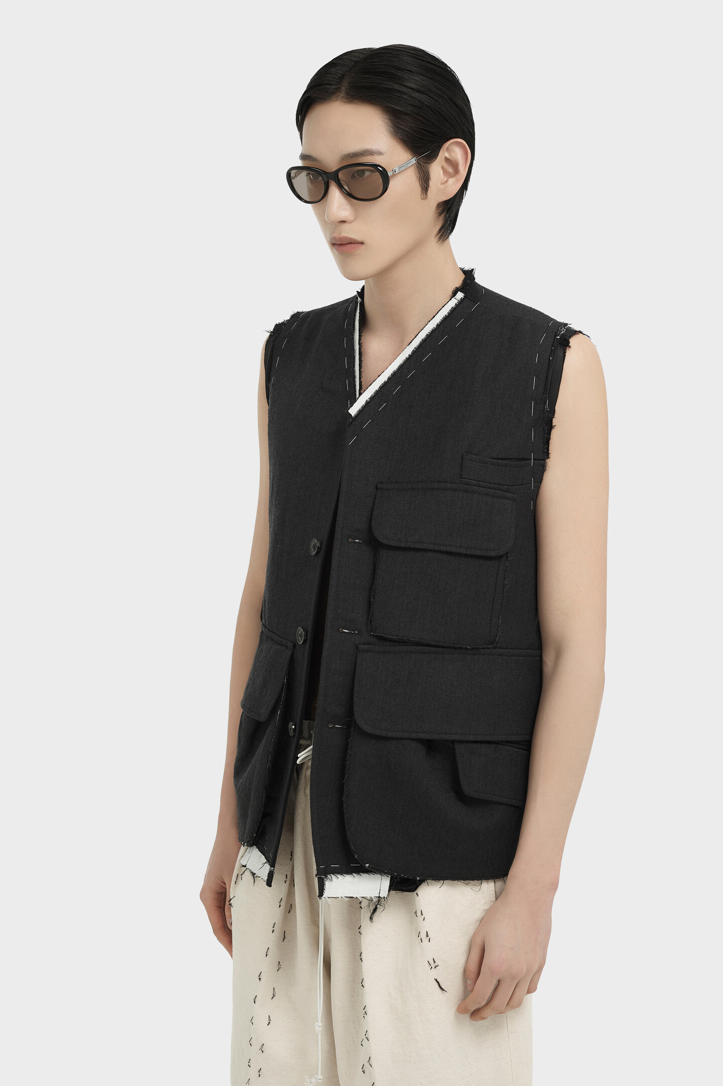 Black Sunglasses | Maison Margiela x Gentle Monster​