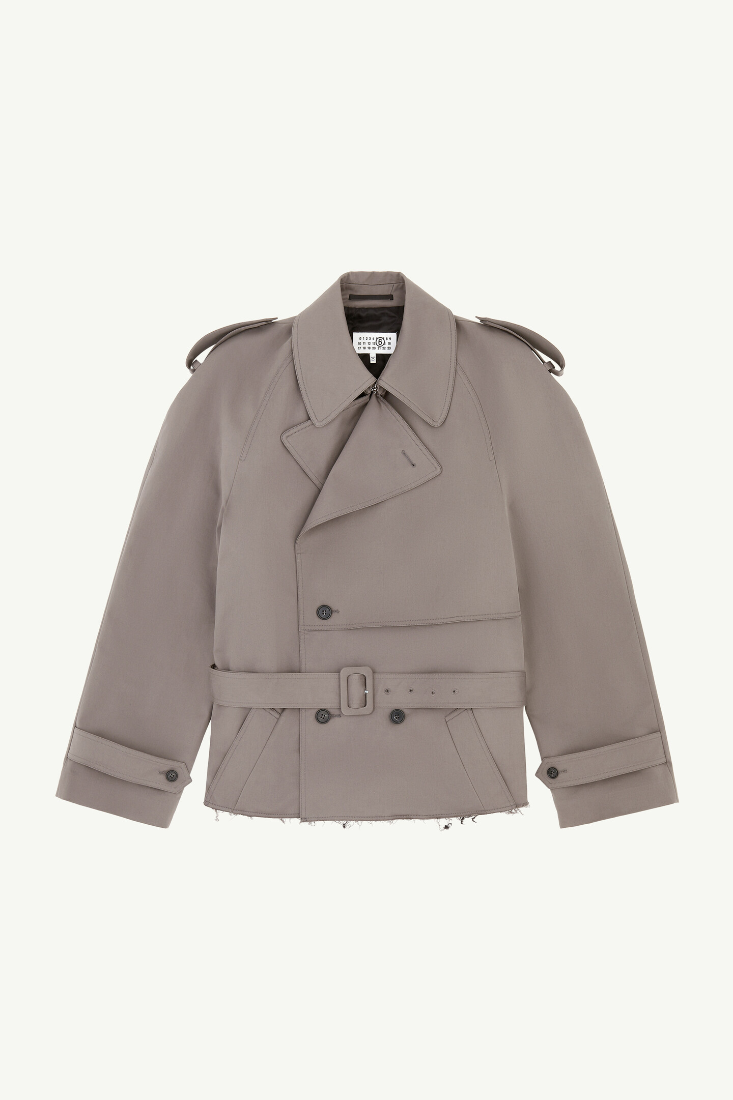 MM6 クロップドトレンチコート クロップド トレンチコート