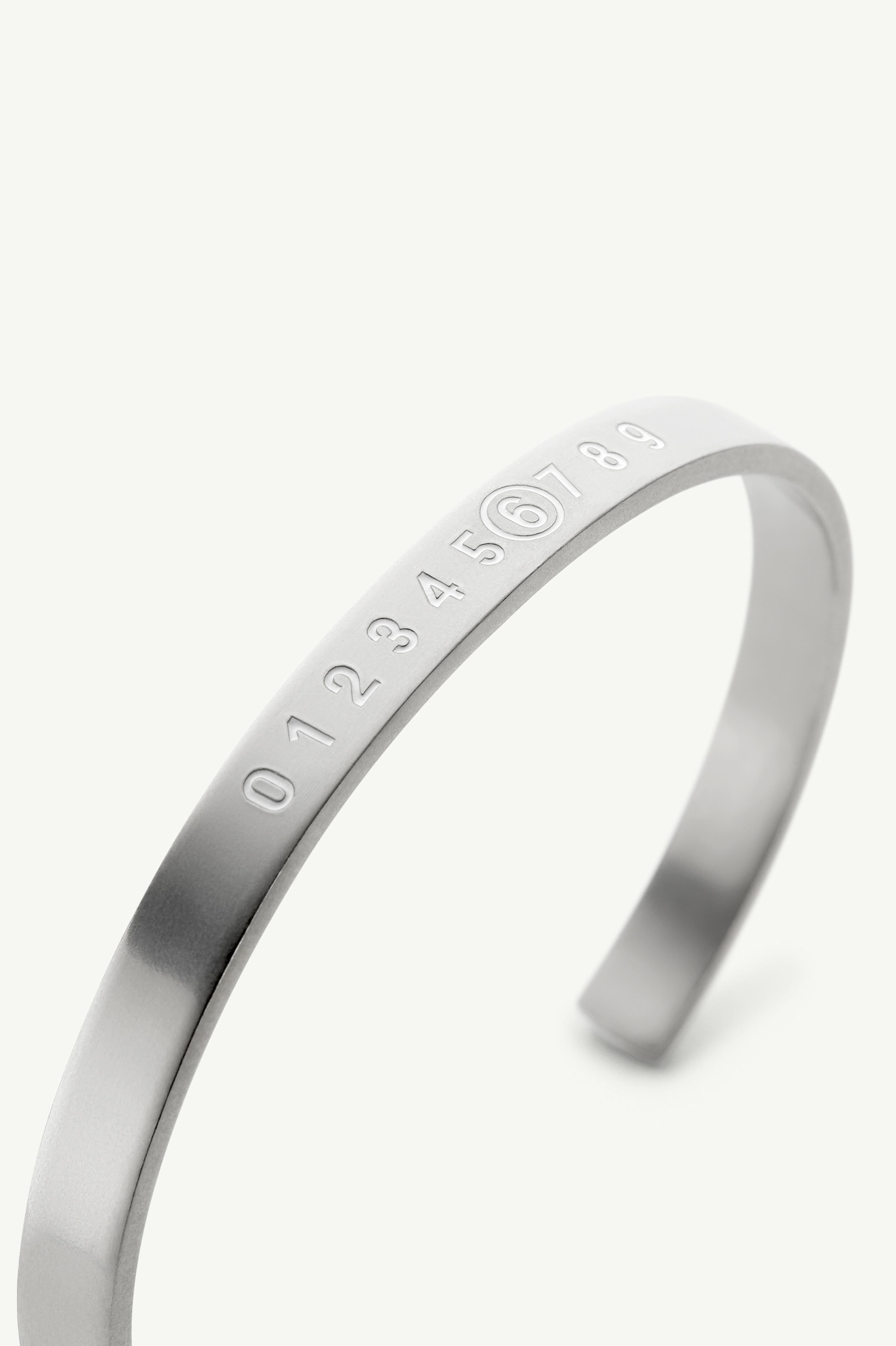 Minimal logo 6mm cuff | Maison Margiela