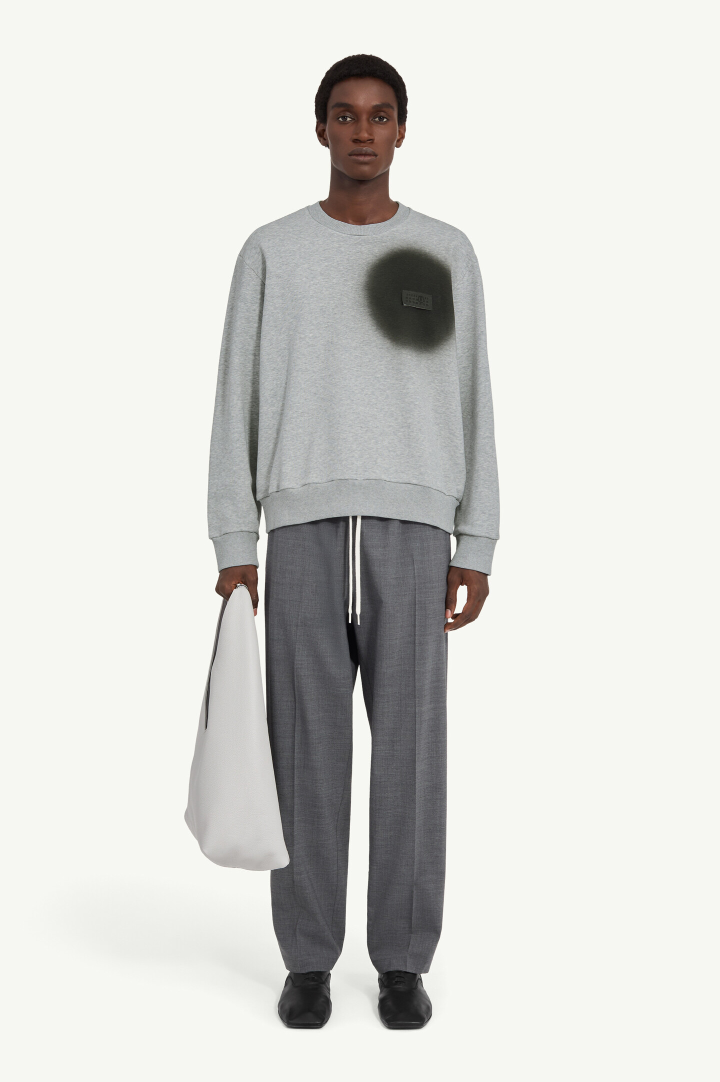 Spray print sweatshirt