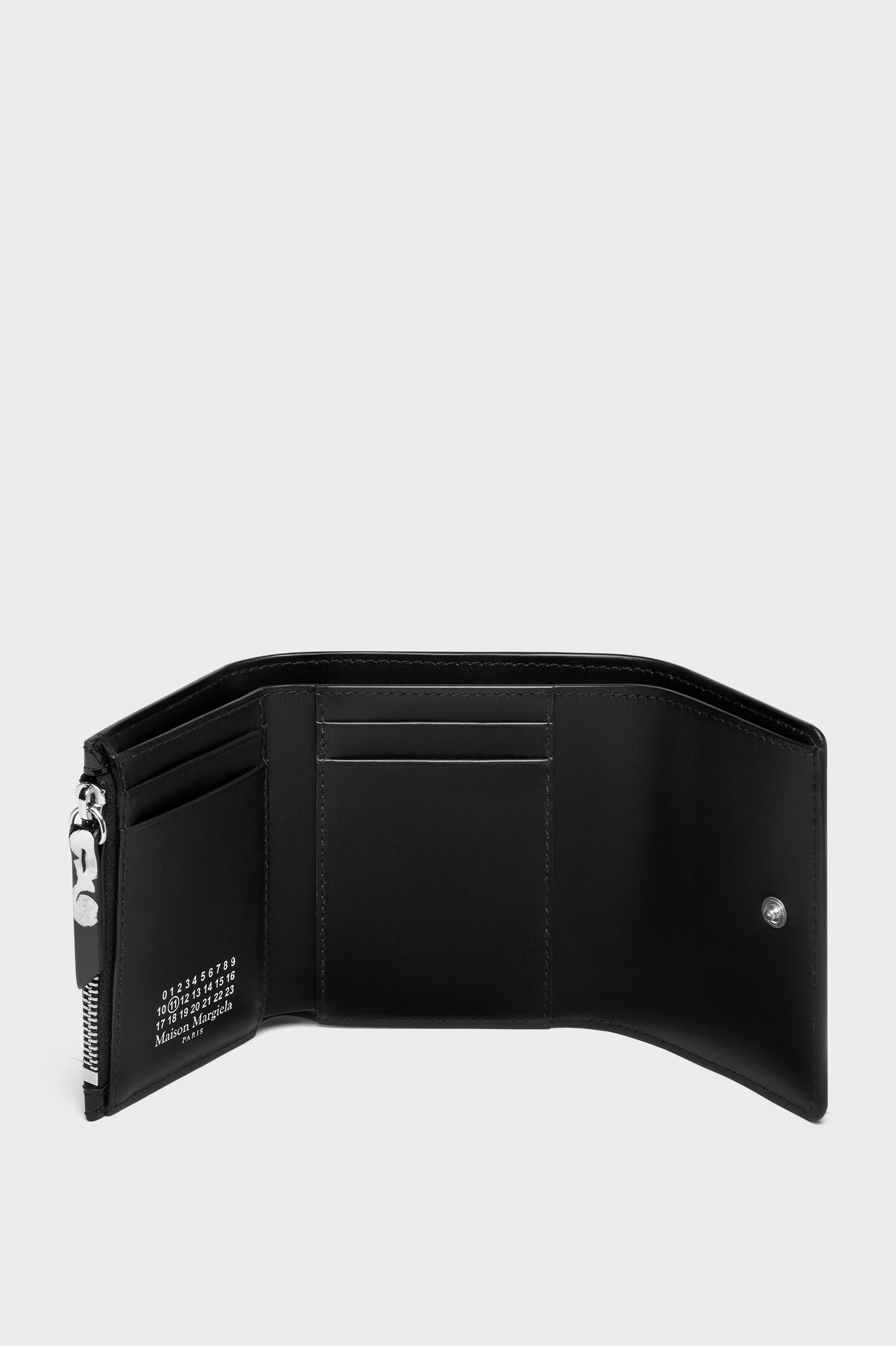 Black and White Zip Clip Wallet | Maison Margiela Official