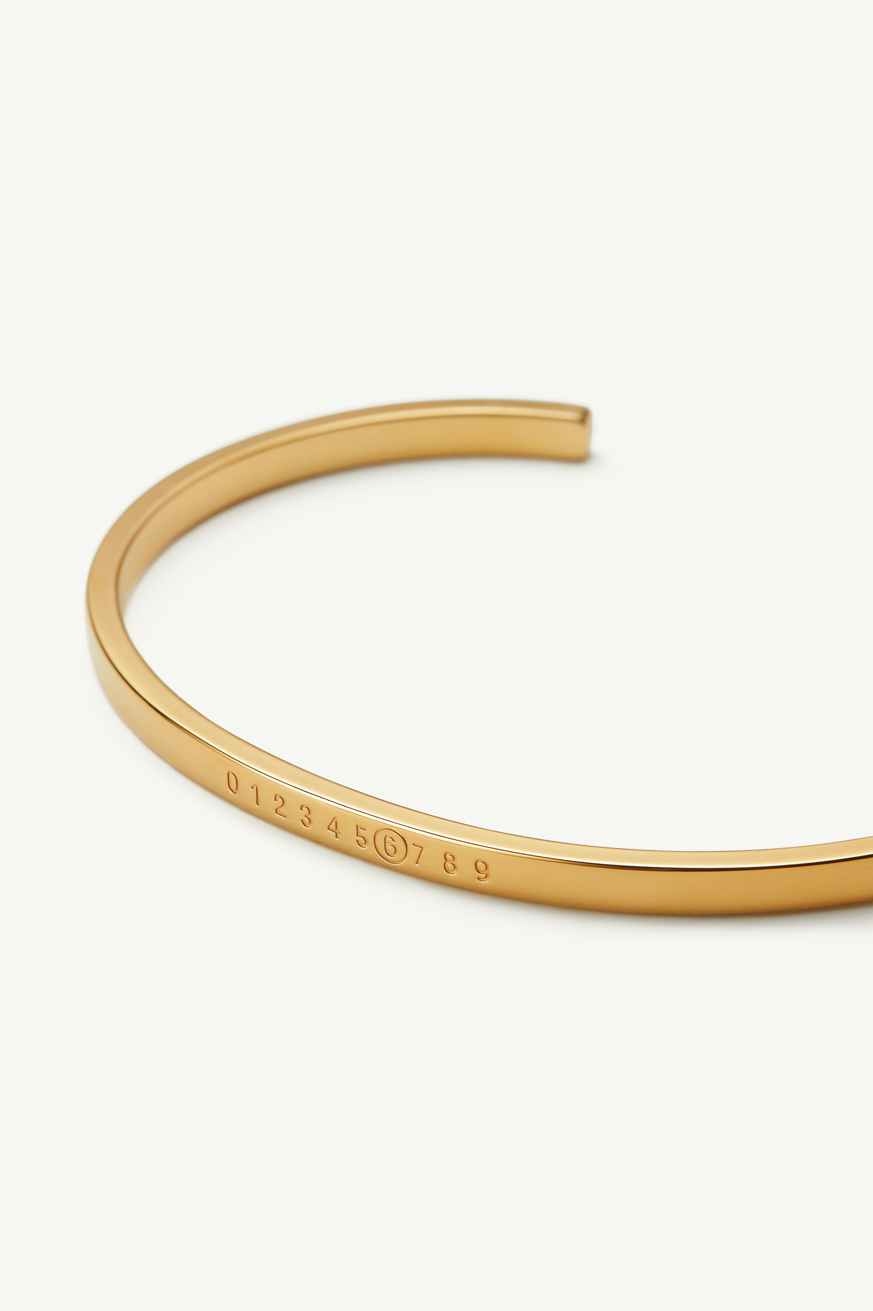 Women's Numeric Minimal Cuff Bracelet | MM6