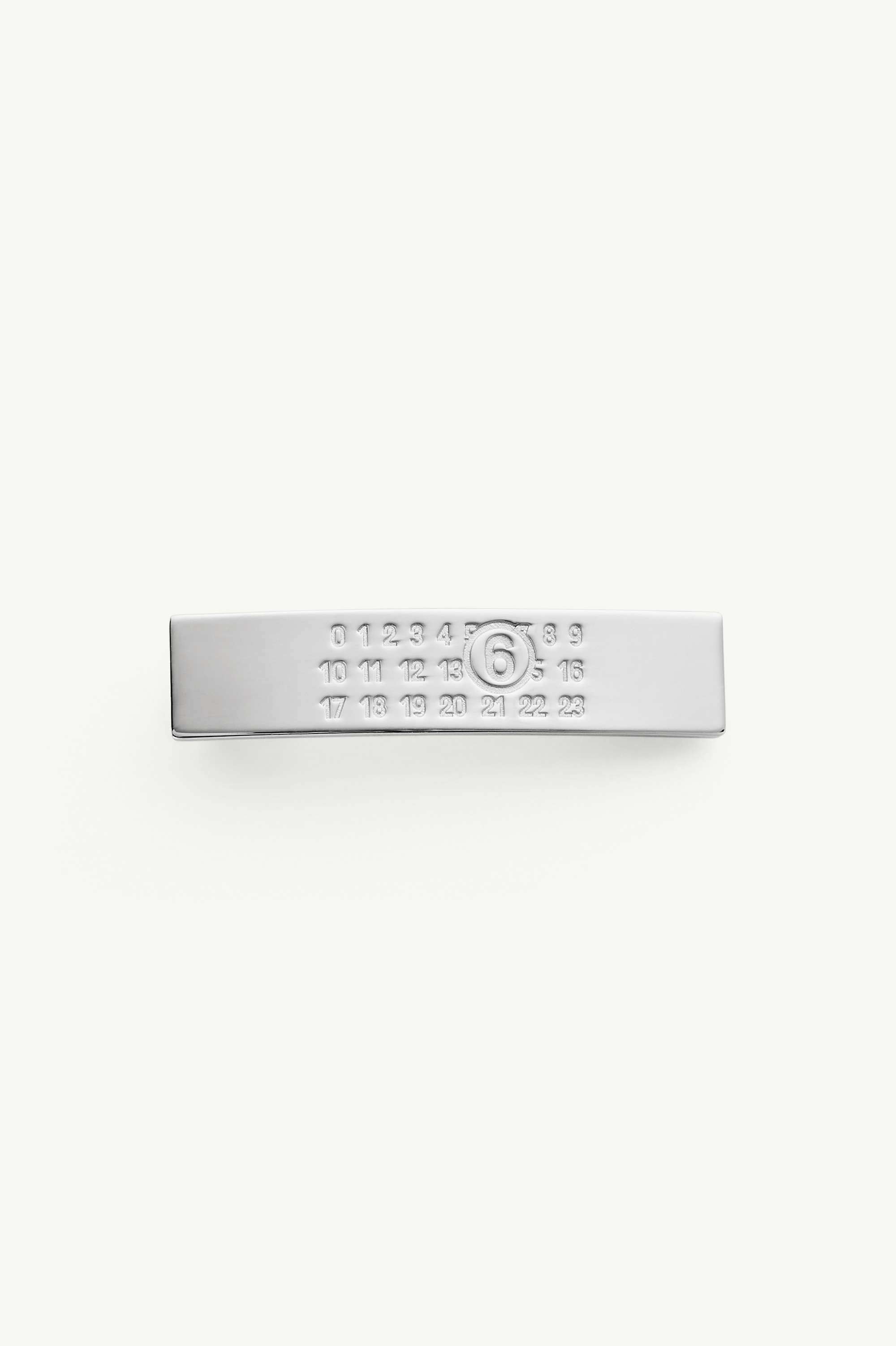 Gray Numeric hair clip | MM6 Official