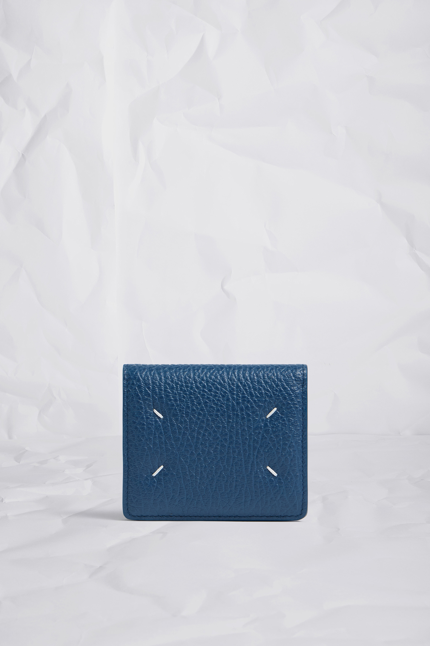 4ステッチ 二つ折り ウォレット ブルー | Maison Margiela公式