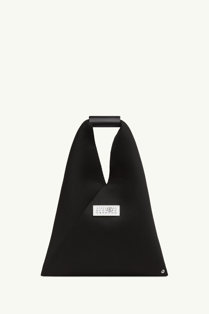 Black Small Japanese Bag In Mesh | MM6