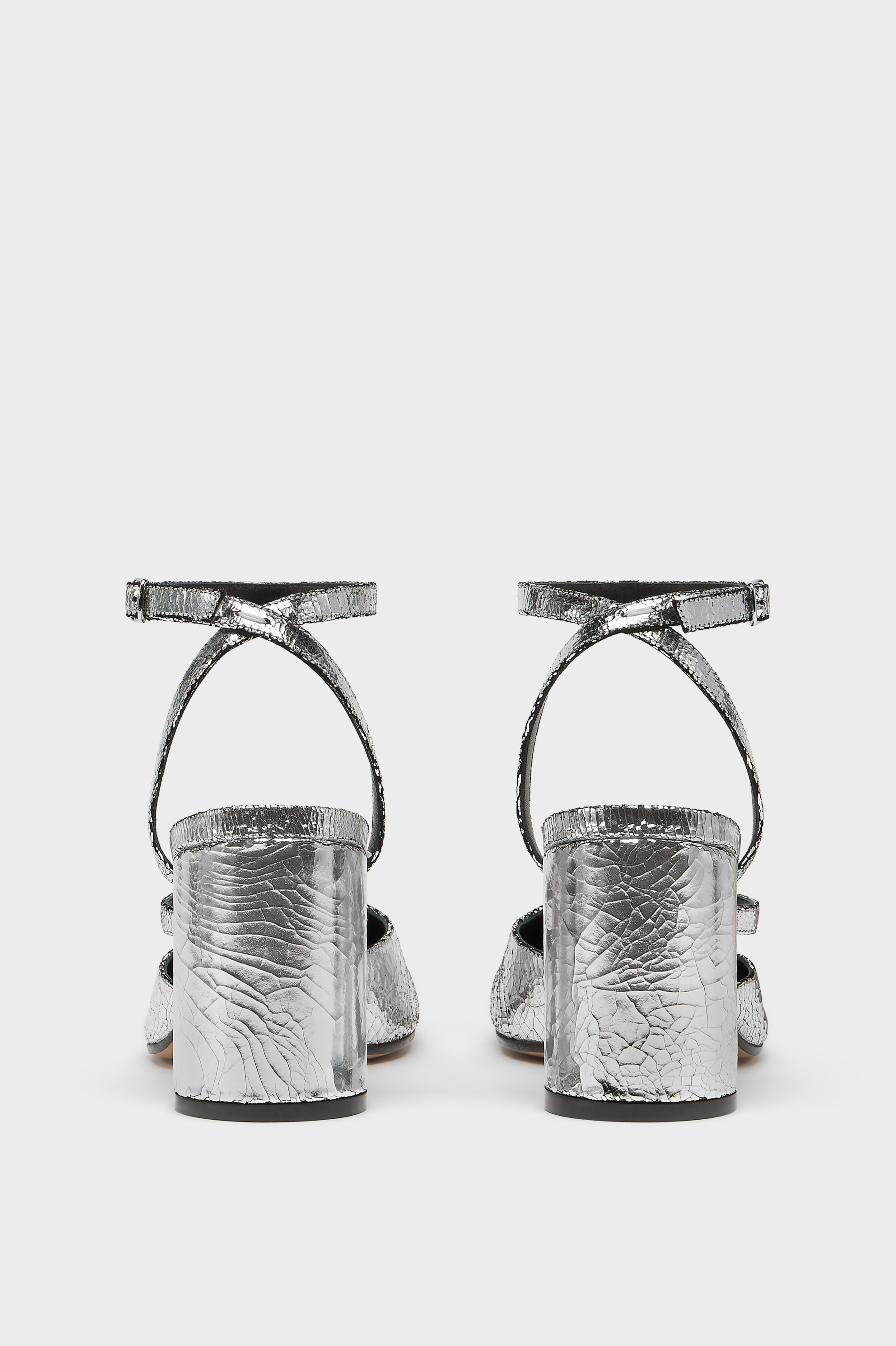Silver Tabi Sandal Pump Broken Mirror | Maison Margiela Official