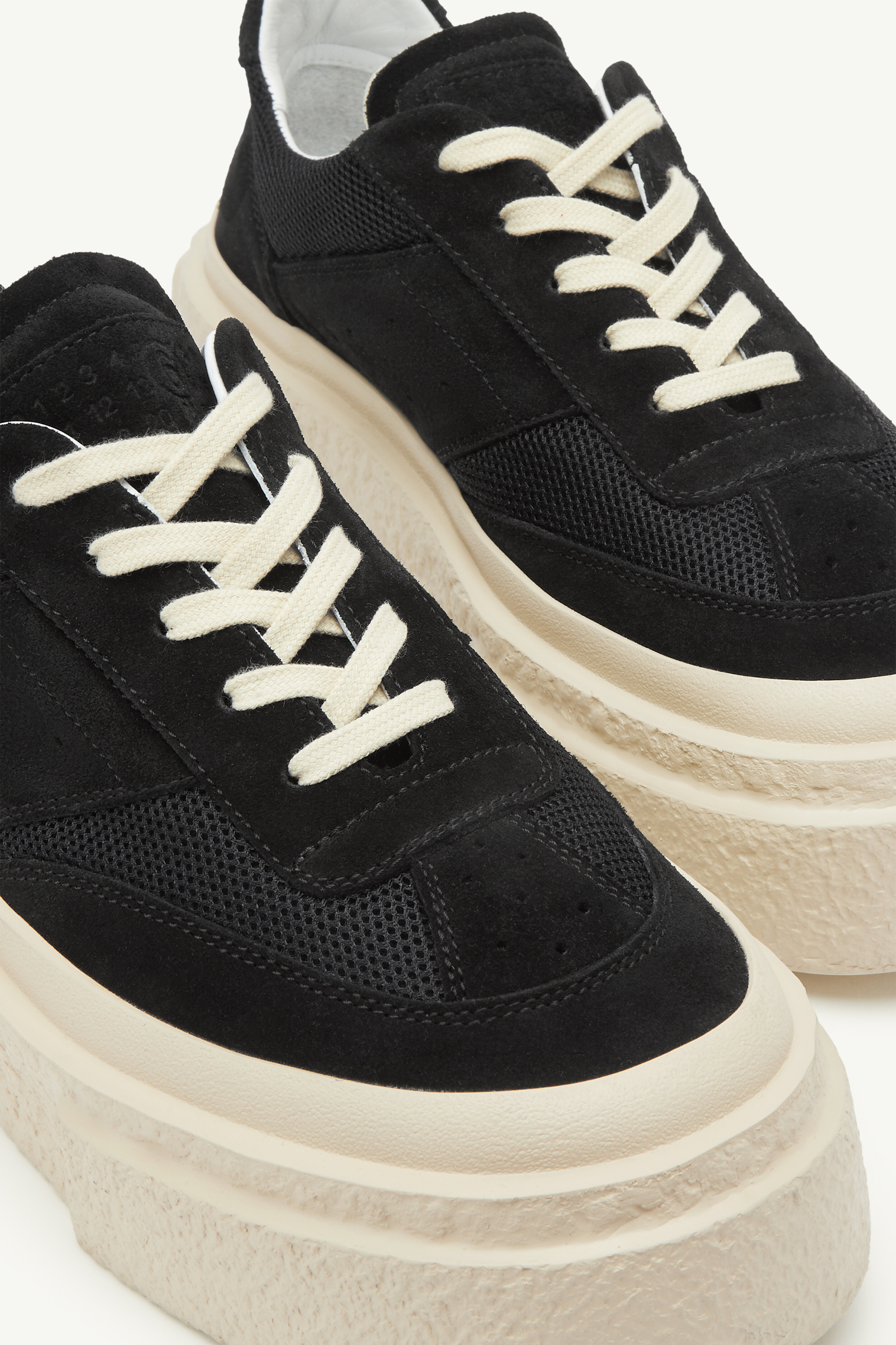 Black Platform Chunky Gambetta Sneakers | Maison Margiela 